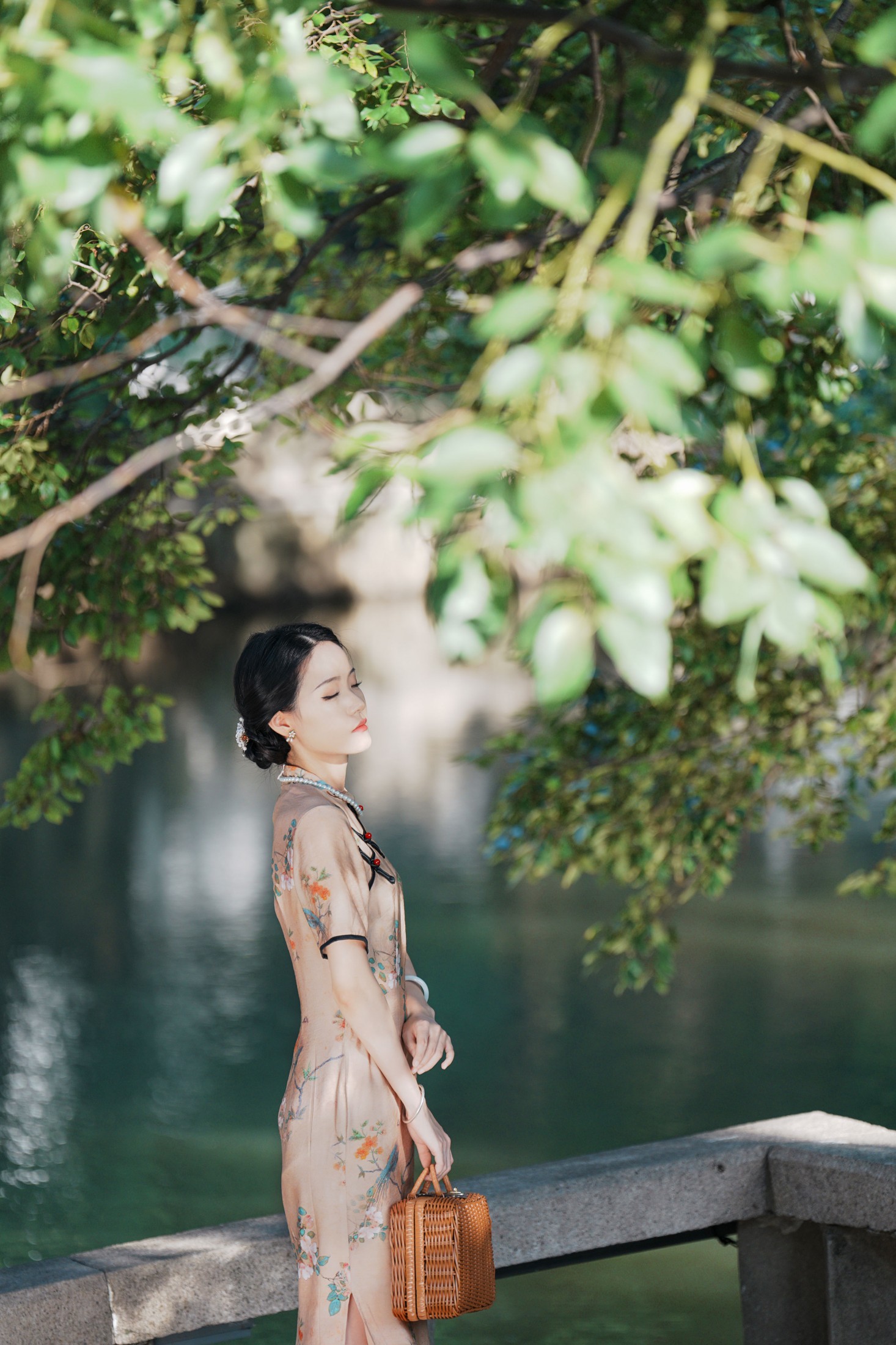 南栀nz – 《古风人像拍摄-旗袍-南栀》[17P] 插图5