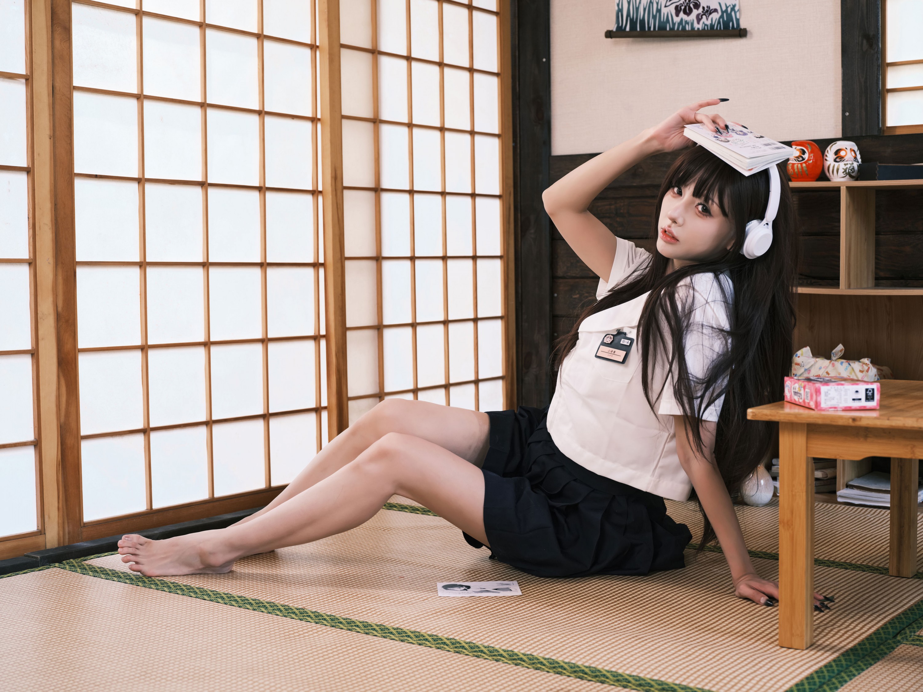 夏树友人帐 - 《和屋里的JK少女》[27P]