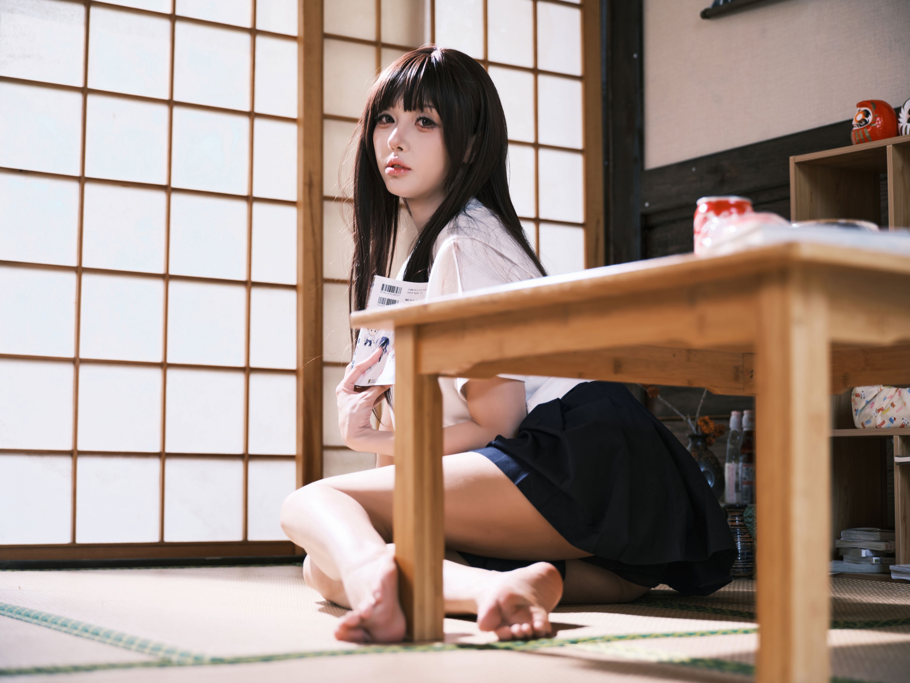 夏树友人帐 - 《和屋里的JK少女》[27P]