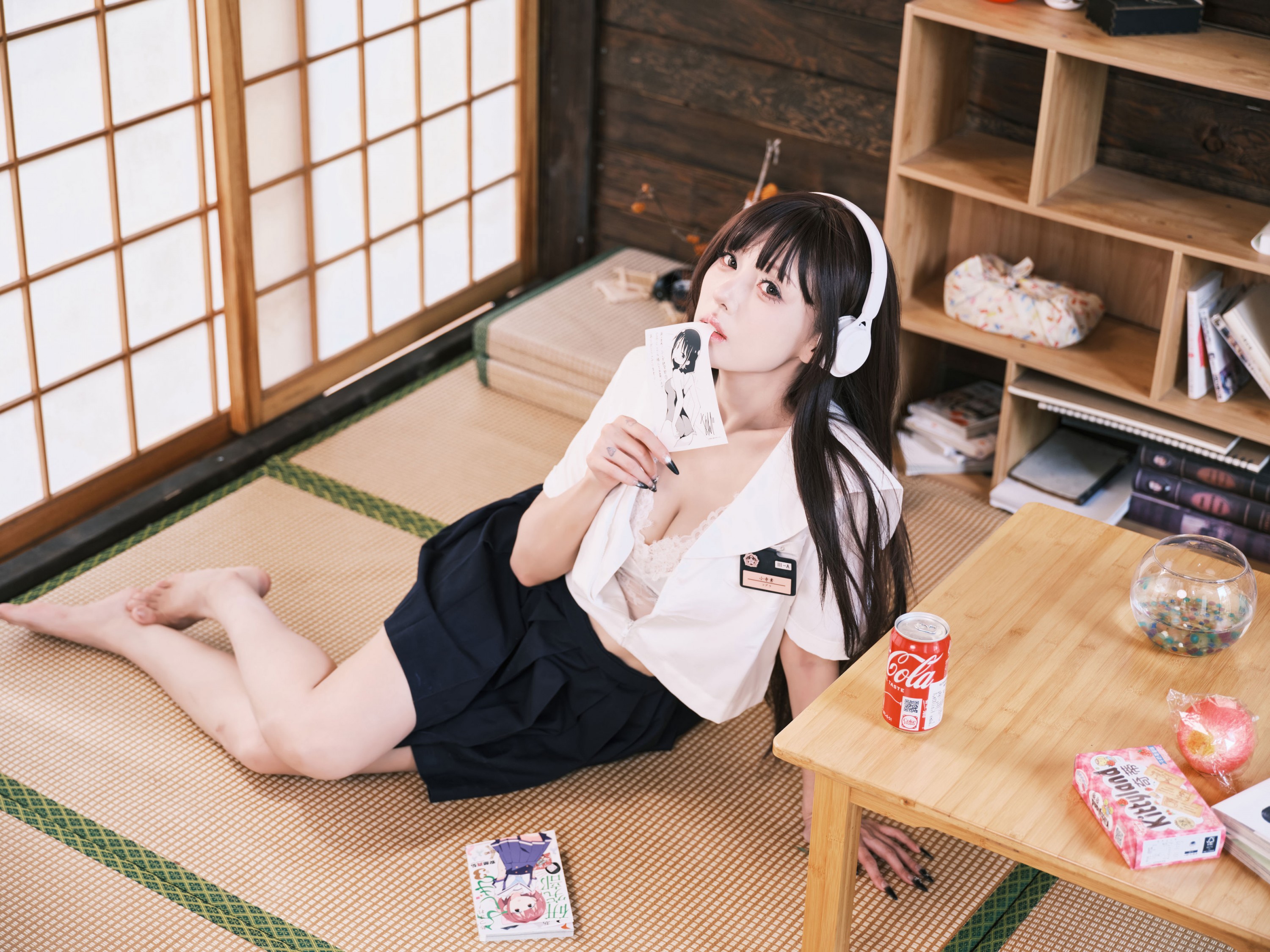 夏树友人帐 - 《和屋里的JK少女》[27P]