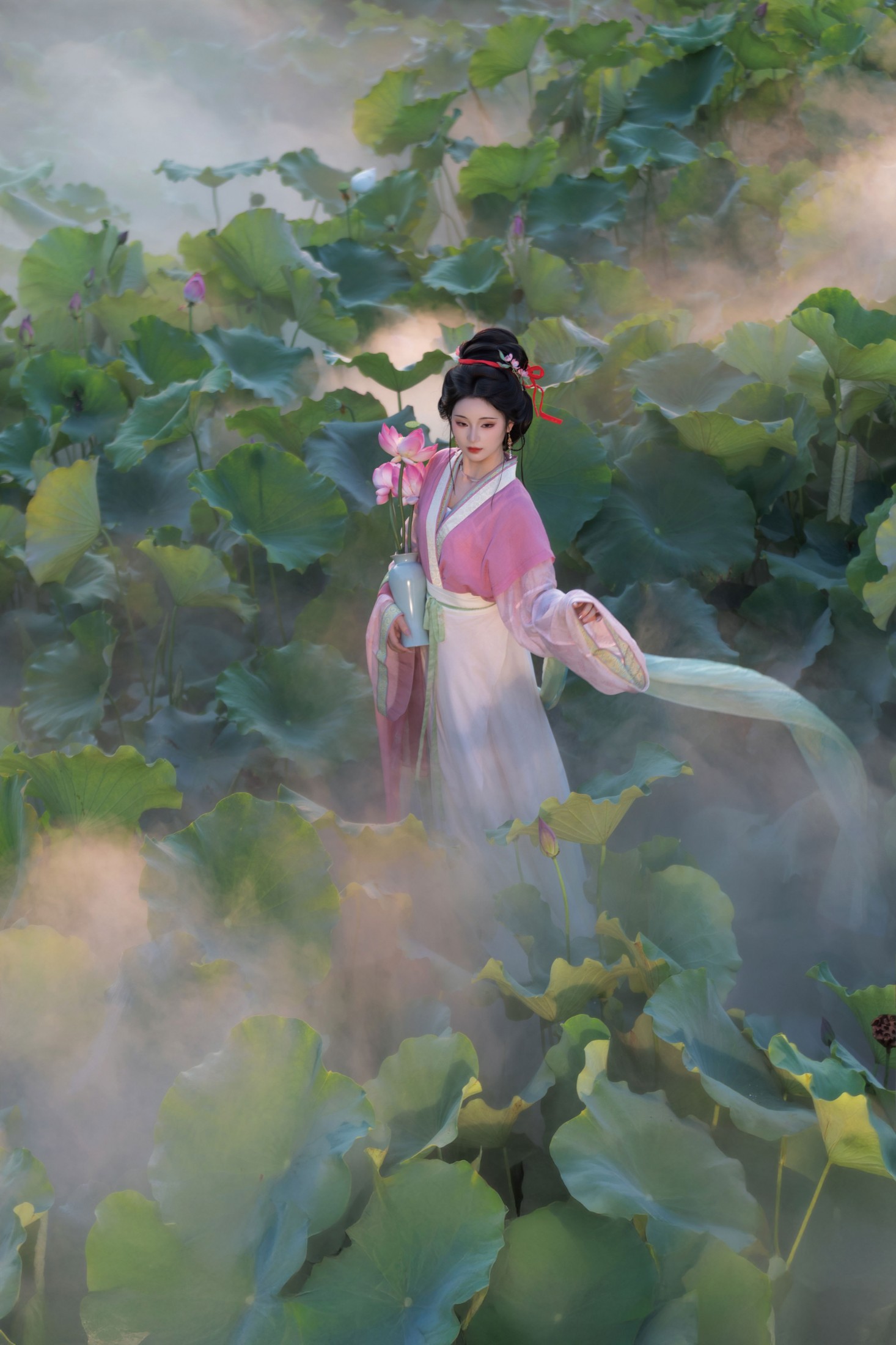 不听山 – 《荷池烟》[9P]