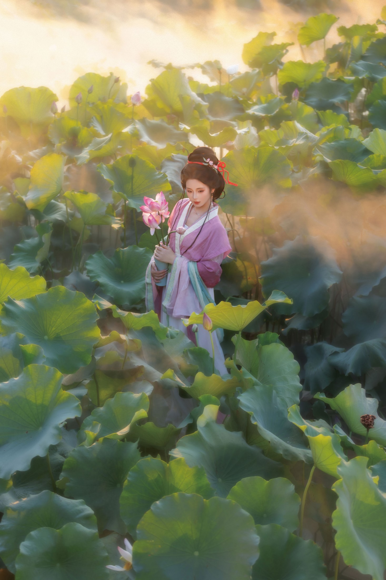 不听山 – 《荷池烟》[9P]