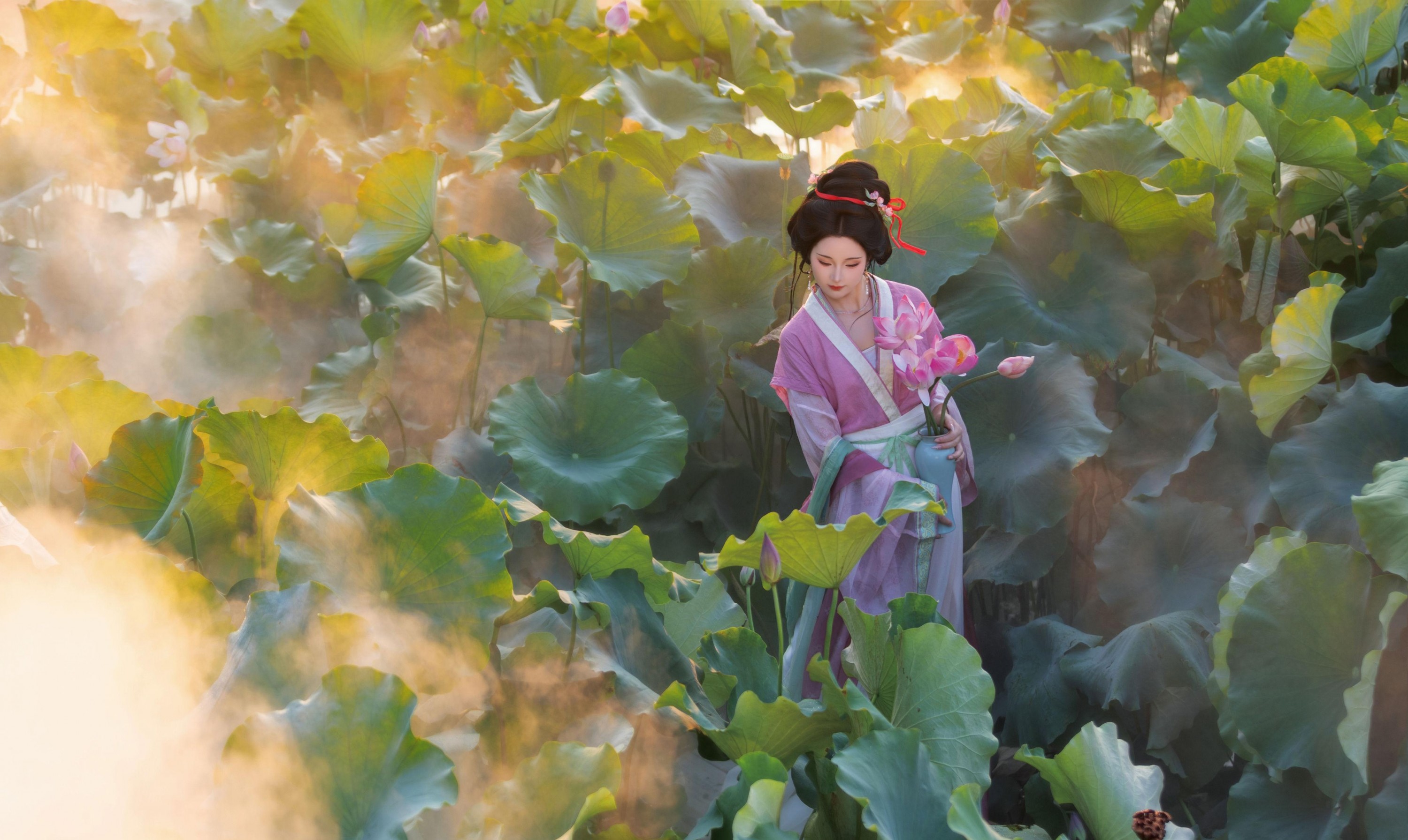 不听山 – 《荷池烟》[9P]