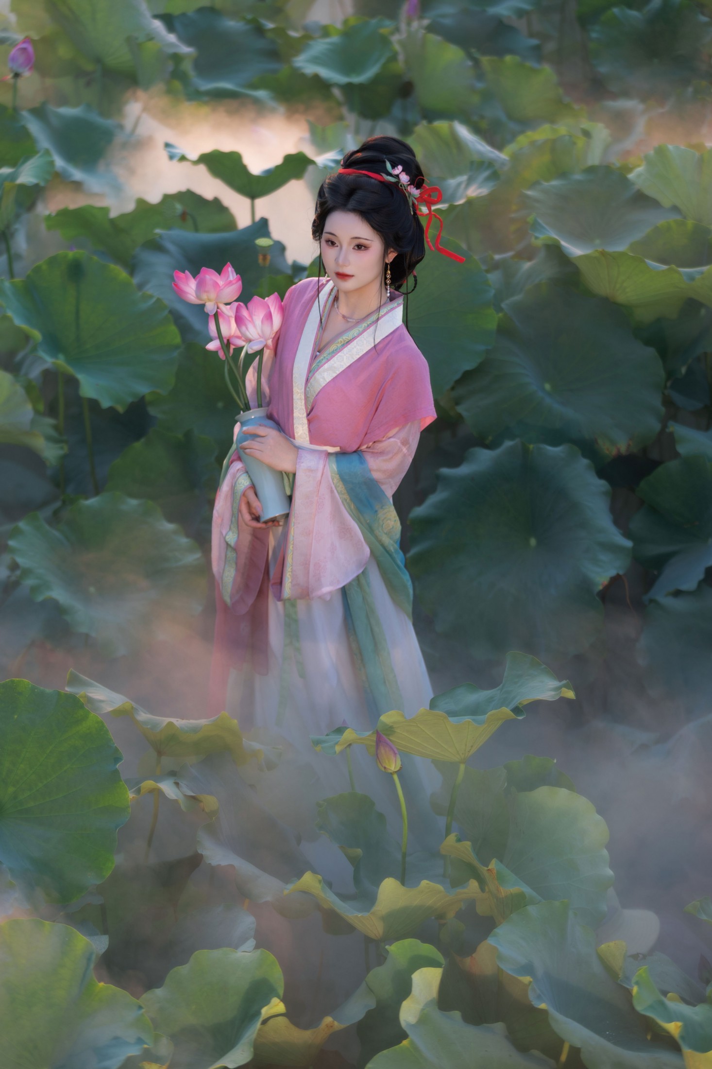 不听山 – 《荷池烟》[9P]