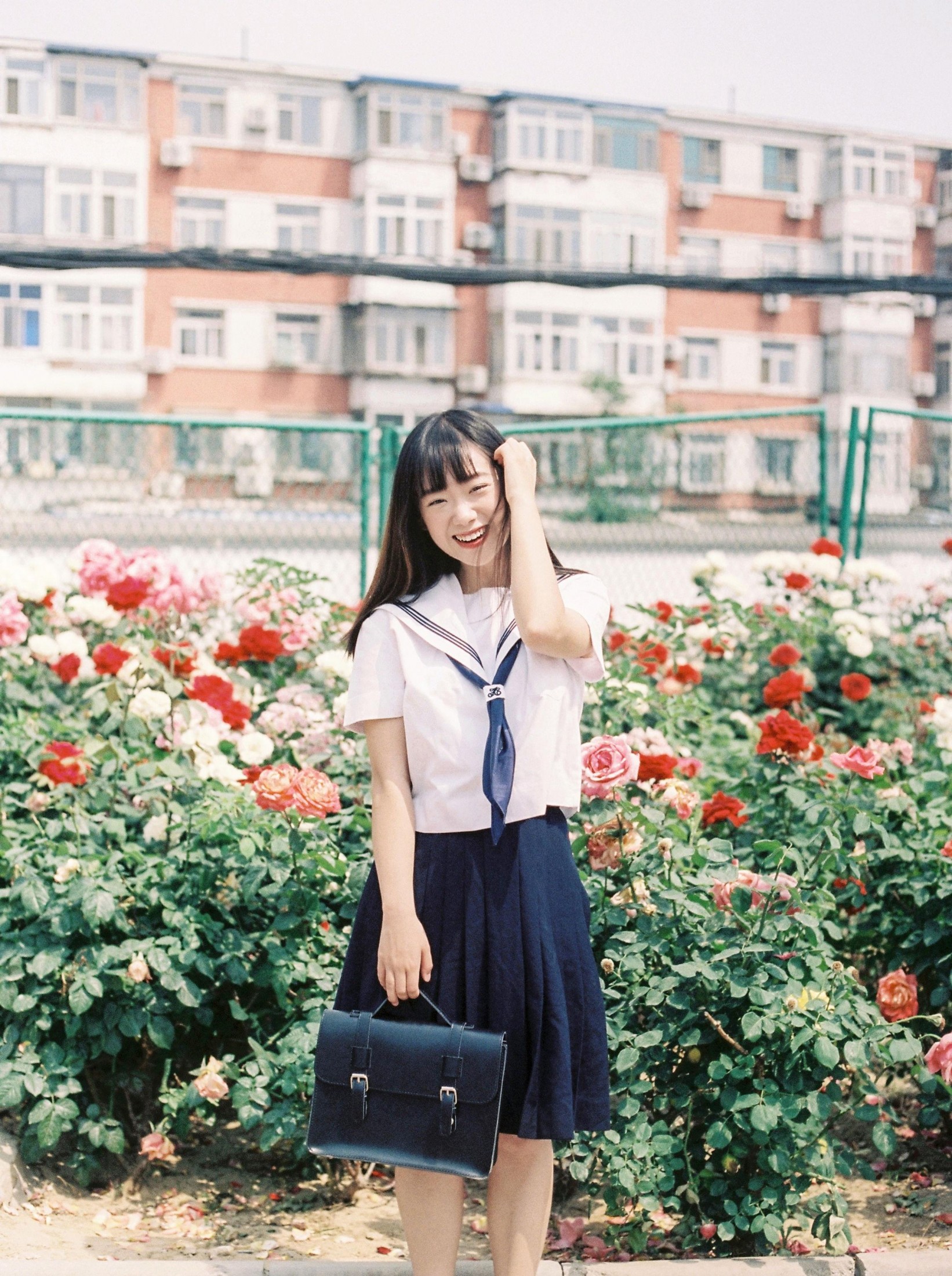 百变兔小樱 – 《花和制服少女》[13P]