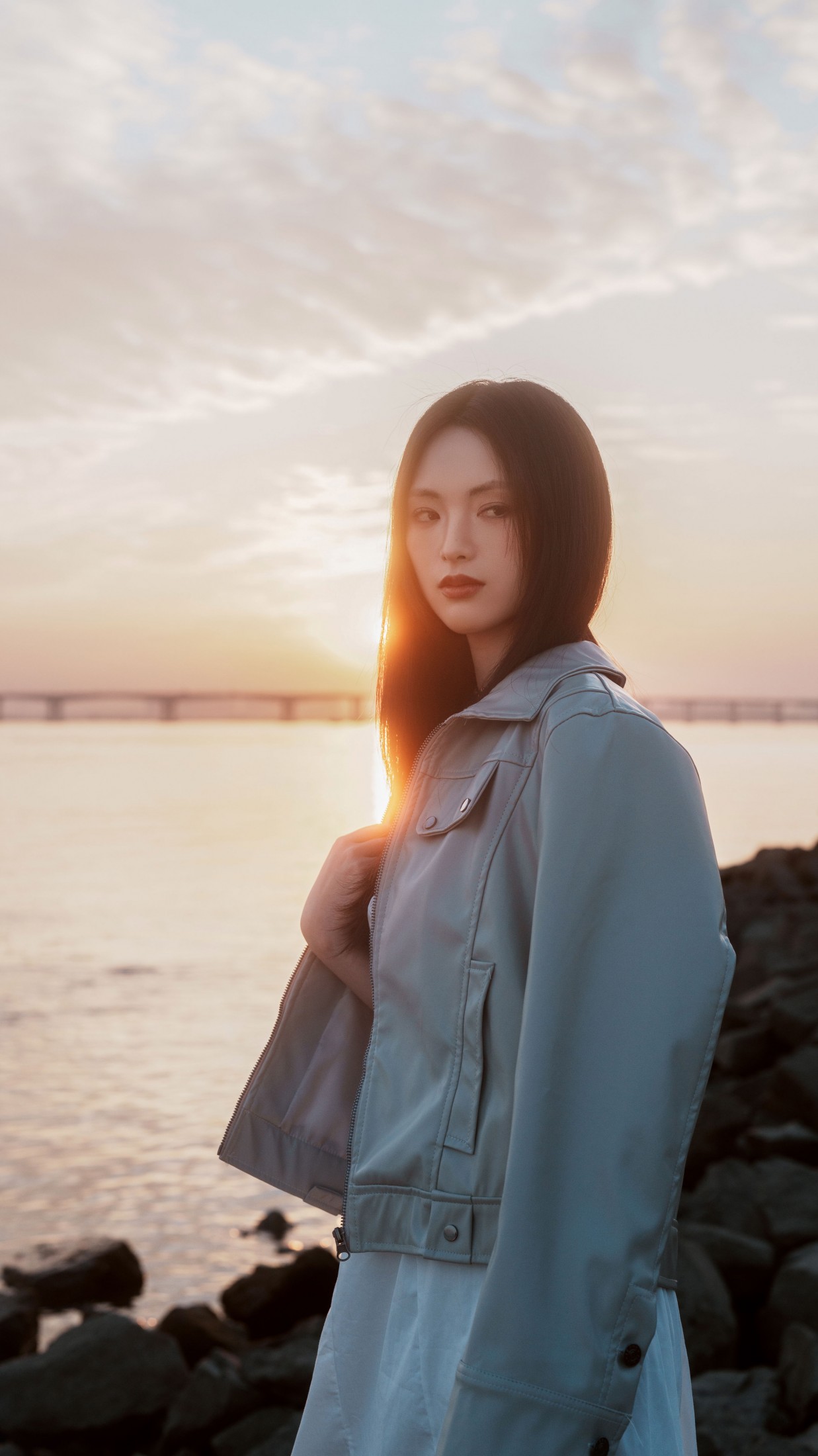 月月 - 《海边寂静黄昏日落》[33P]