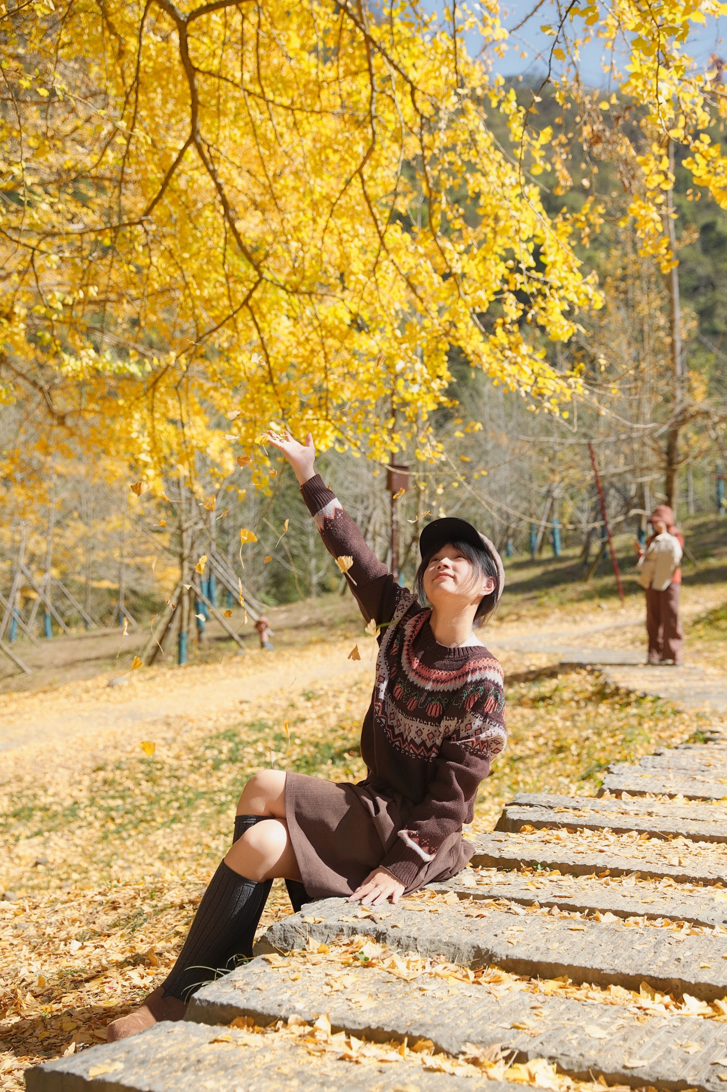 《秋天它温吞、平和、慢悠悠，和我的生命是同一种质地。》[29P]