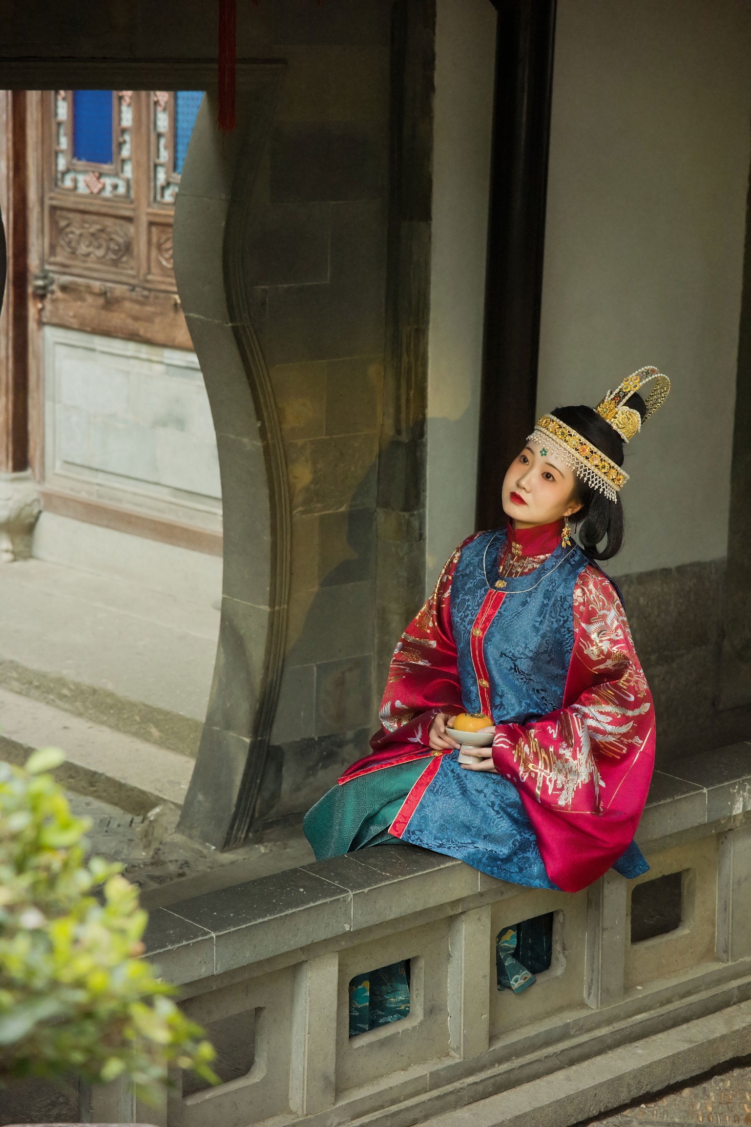 《仿《父张济氏母赵氏像》中明代仕女》[11P]