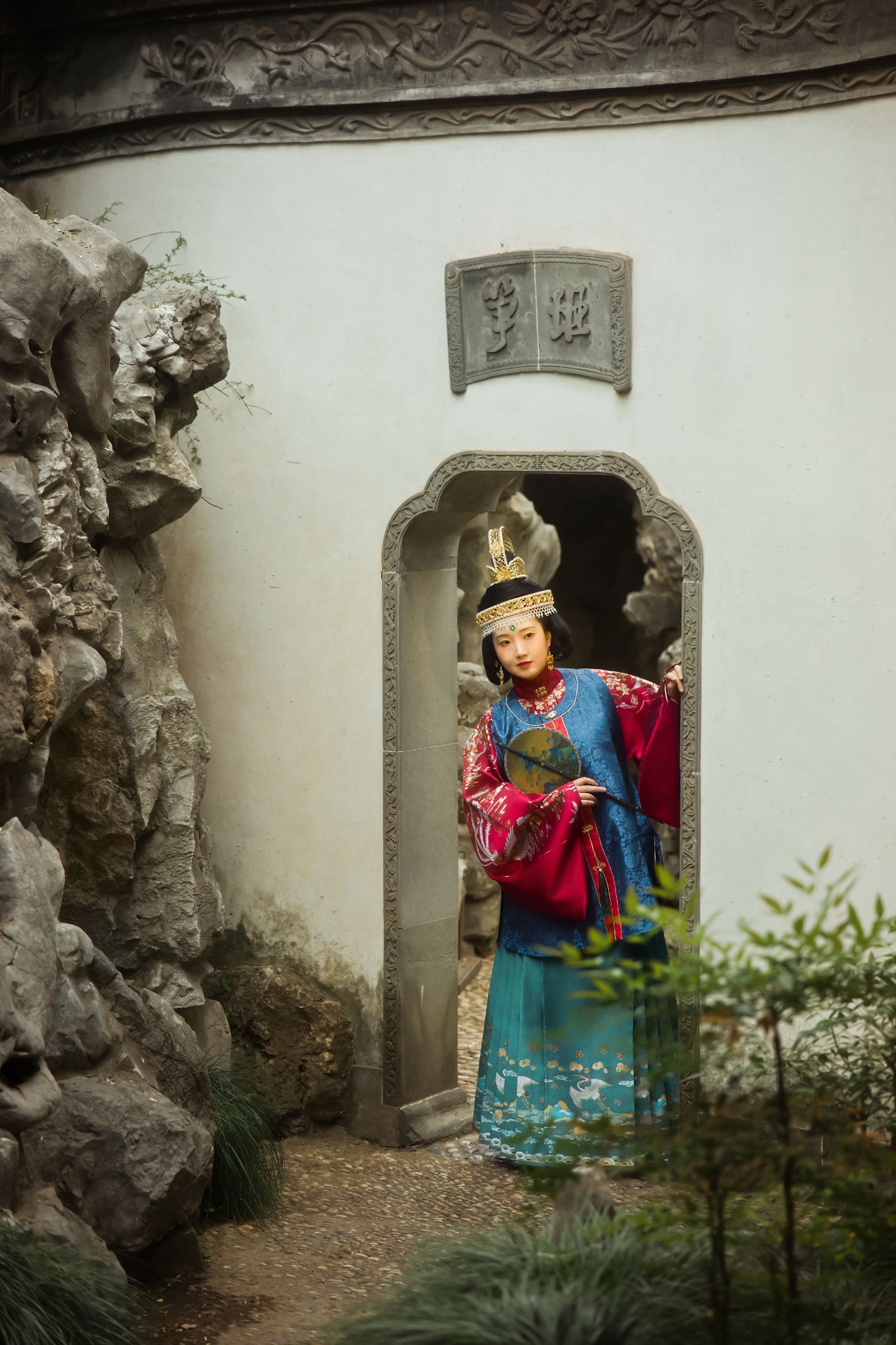 《仿《父张济氏母赵氏像》中明代仕女》[11P]