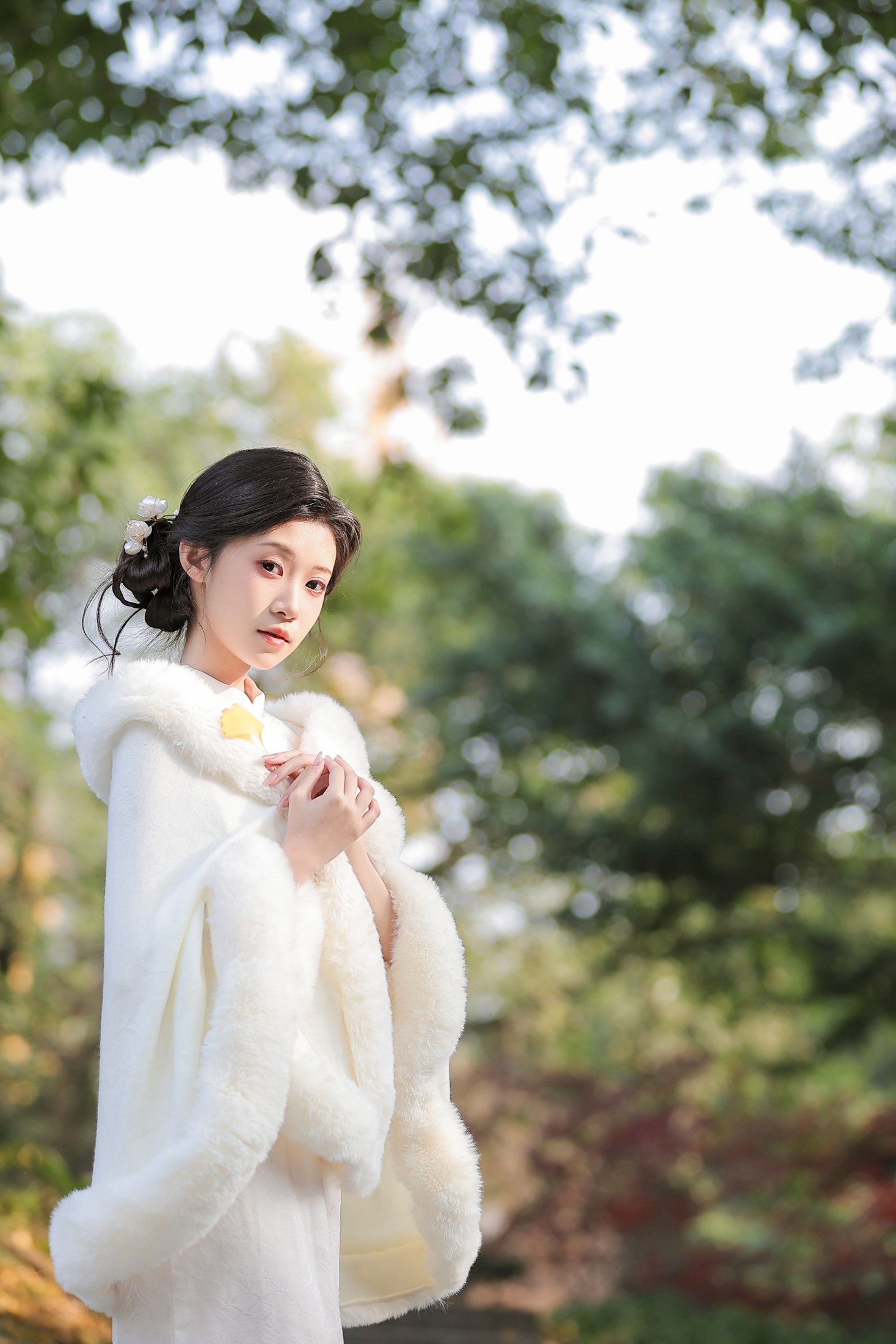 一口烧麦 - 《适合冬天的一组旗袍》[10P]