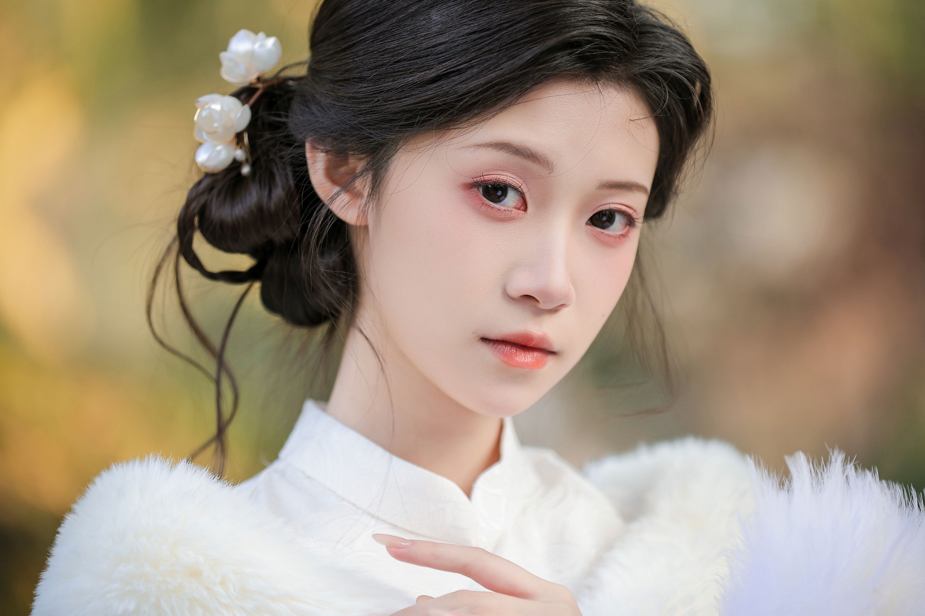 一口烧麦 - 《适合冬天的一组旗袍》[10P]