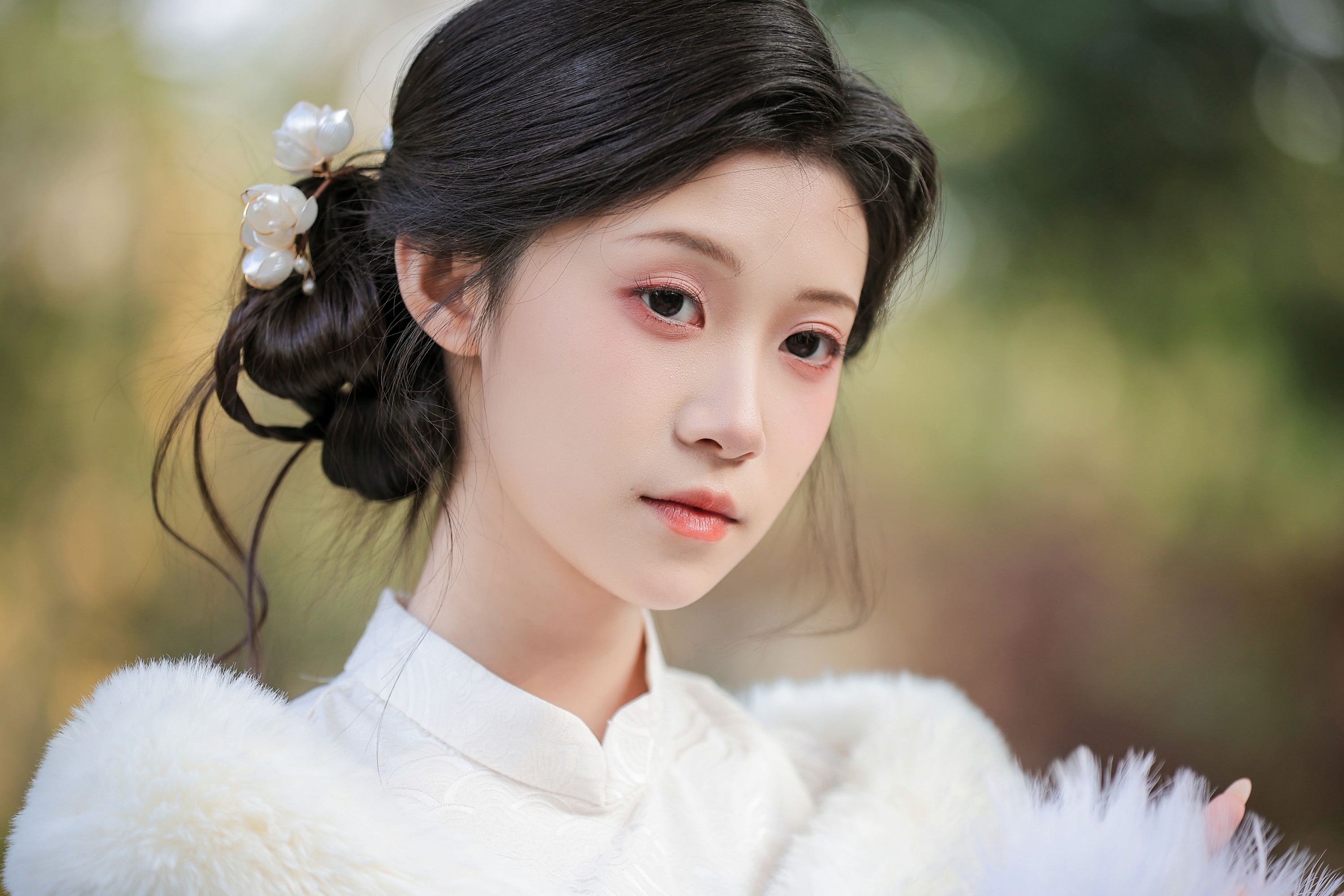 一口烧麦 - 《适合冬天的一组旗袍》[10P]