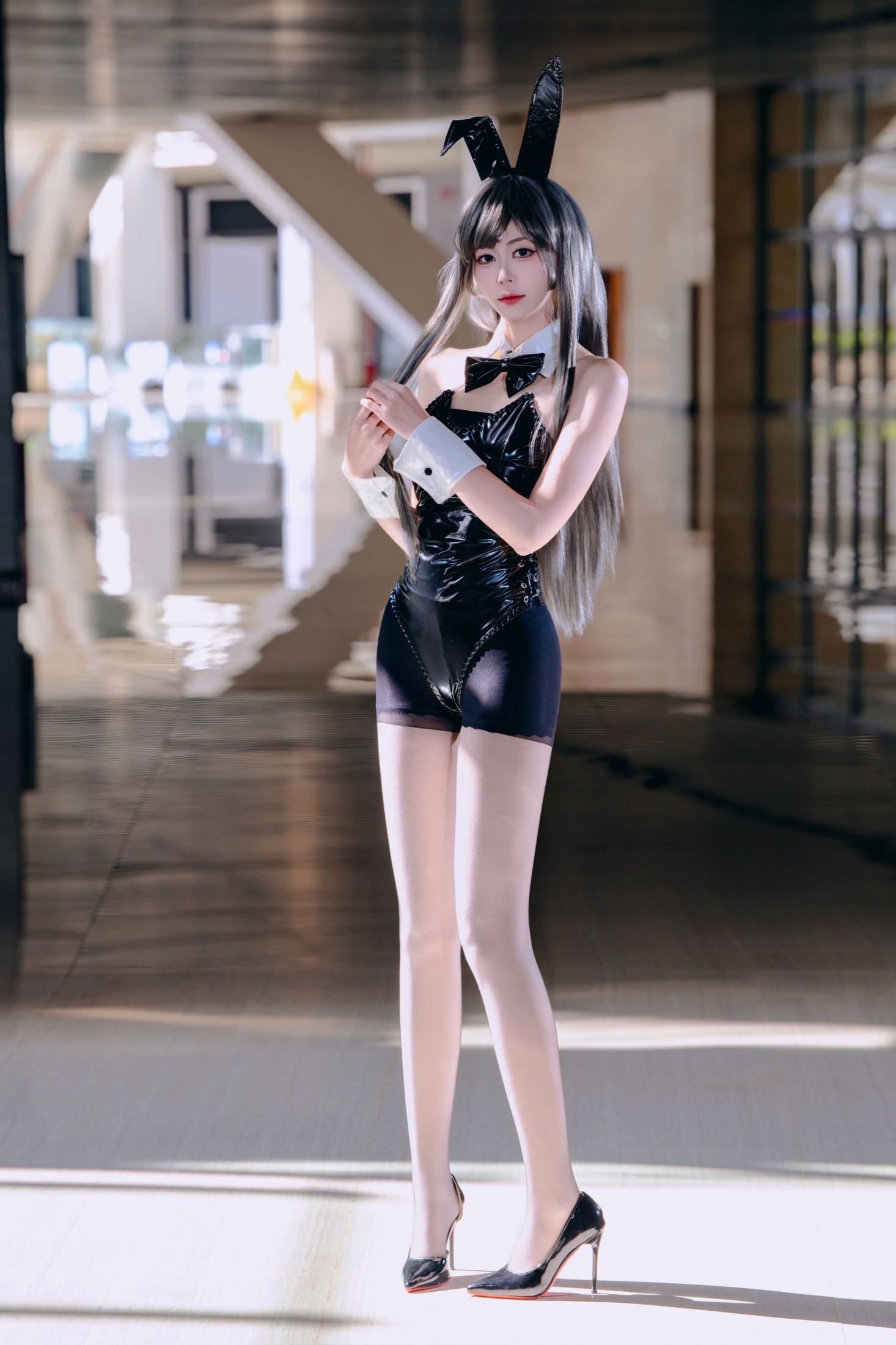 喵喵 - 《cos兔女郎学姐》[32P]