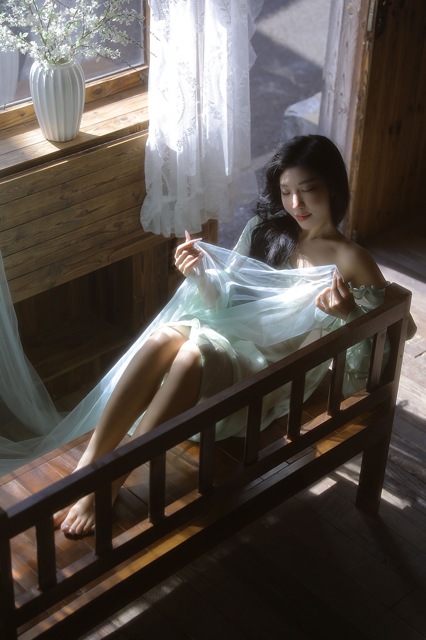 野生模特园子 - 《绿影》[20P]