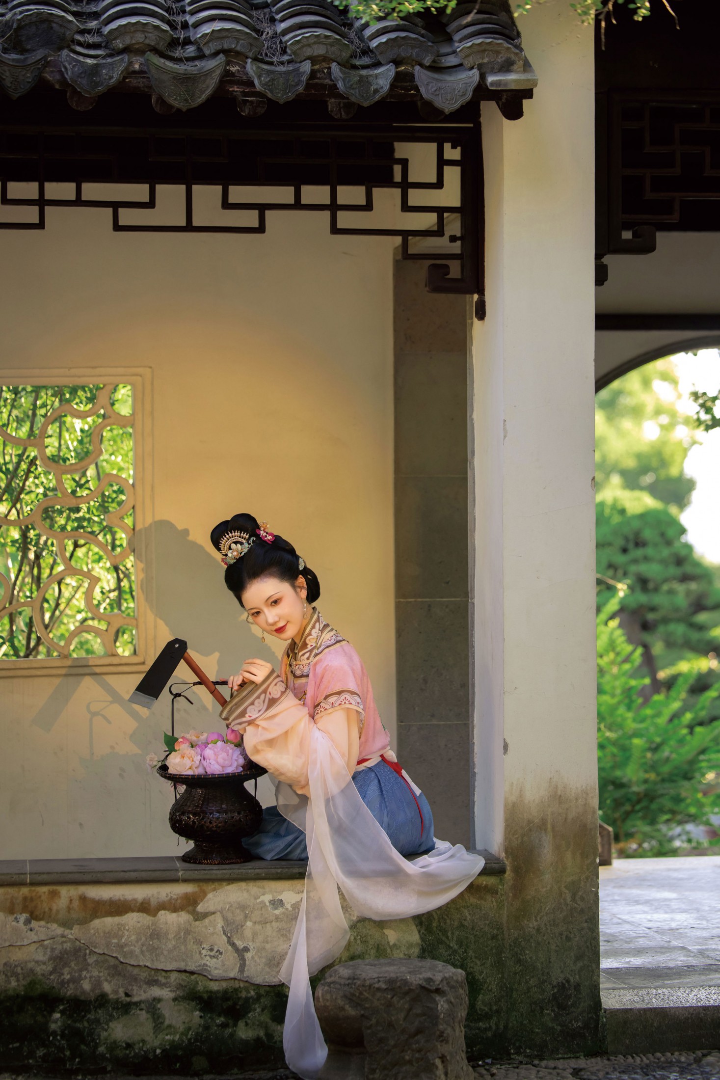 花时时 - 《古画黛玉-外景》[11P]