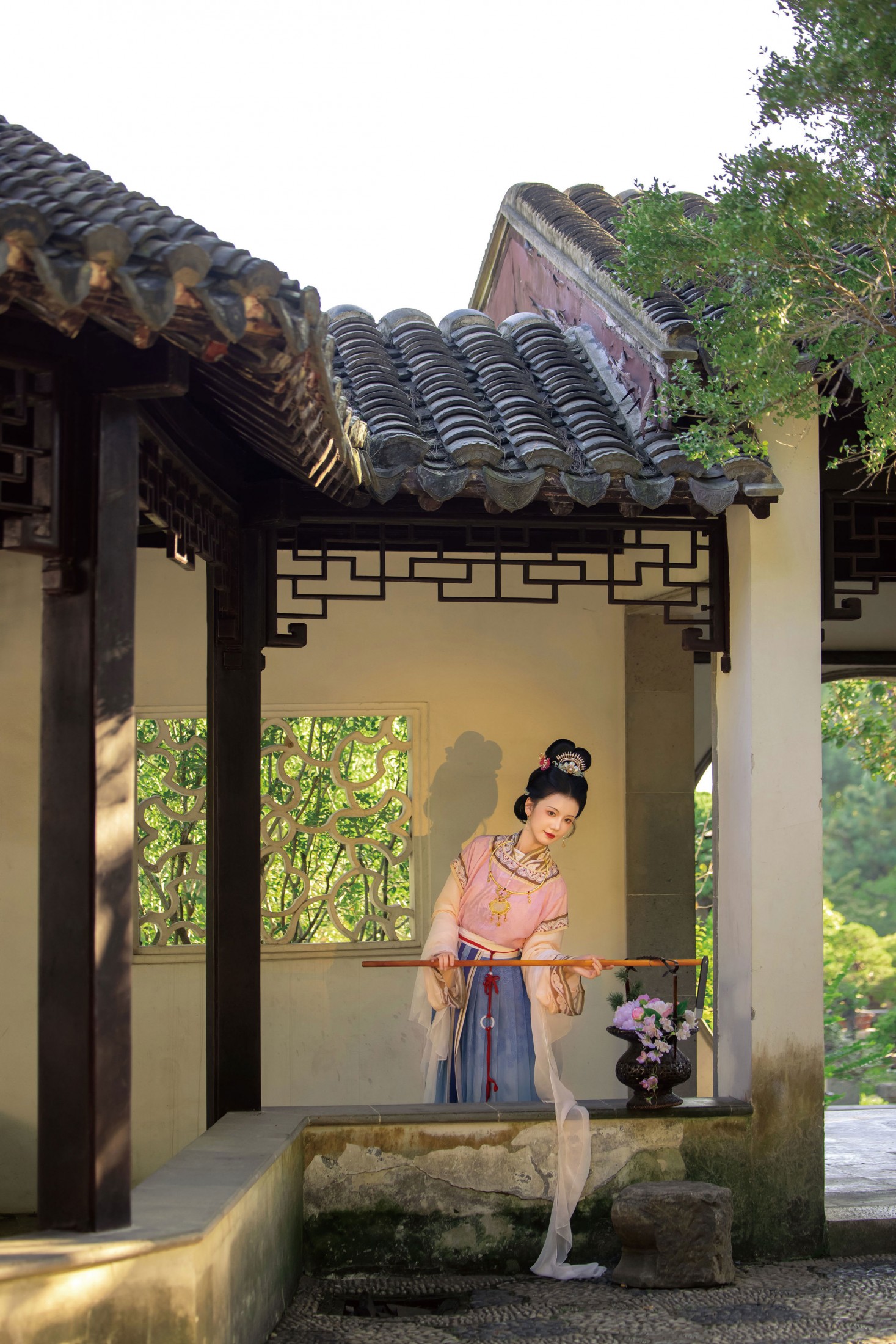 花时时 - 《古画黛玉-外景》[11P]