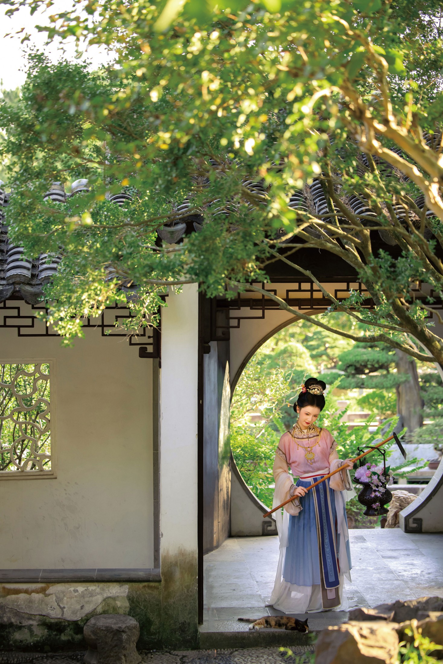 花时时 - 《古画黛玉-外景》[11P]