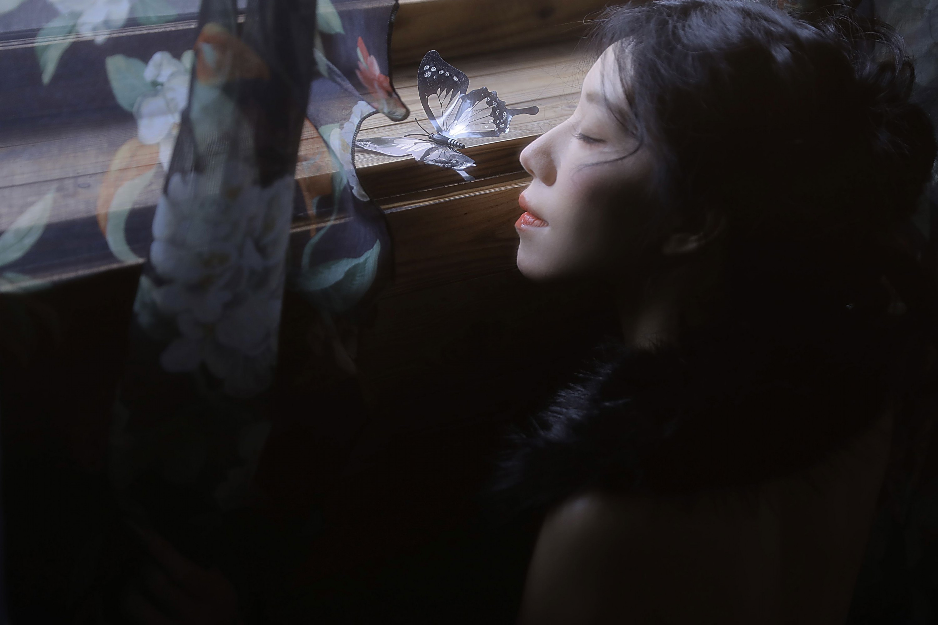 野生模特园子 - 《黑蝶》[17P]