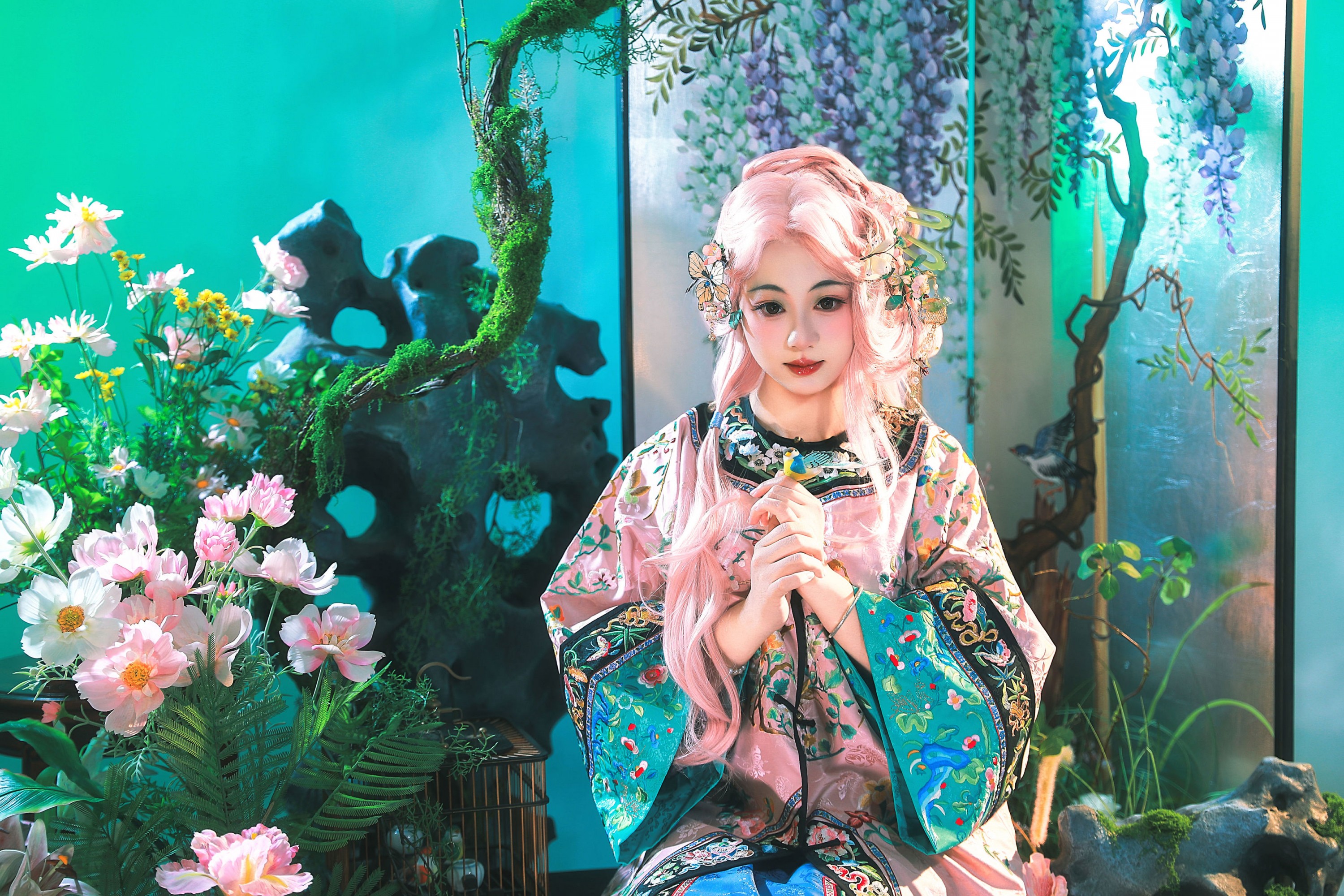 赵噗噗 - 《粉粉清汉女》[10P]