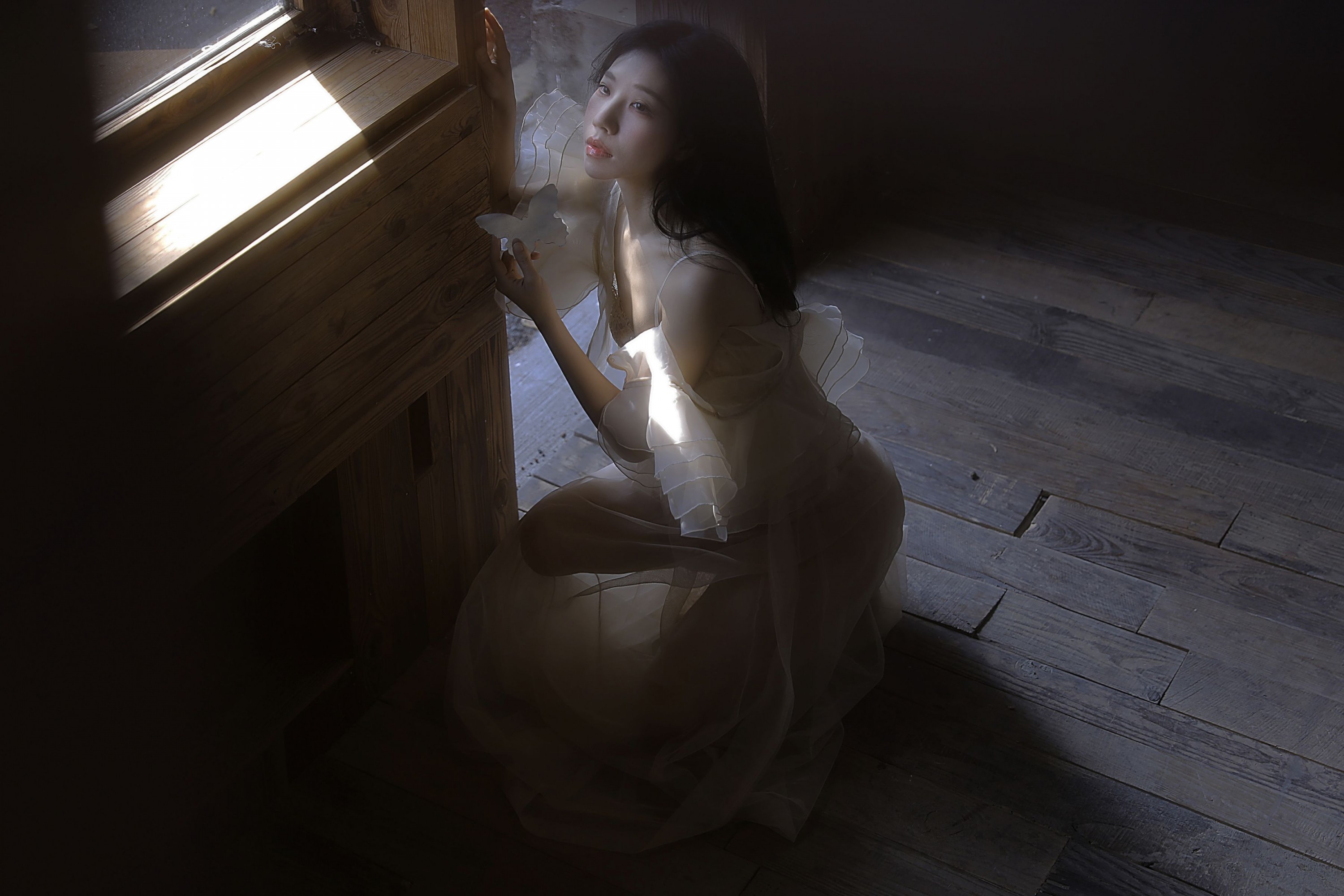 野生模特园子 - 《薄暮似的午后》[15P]