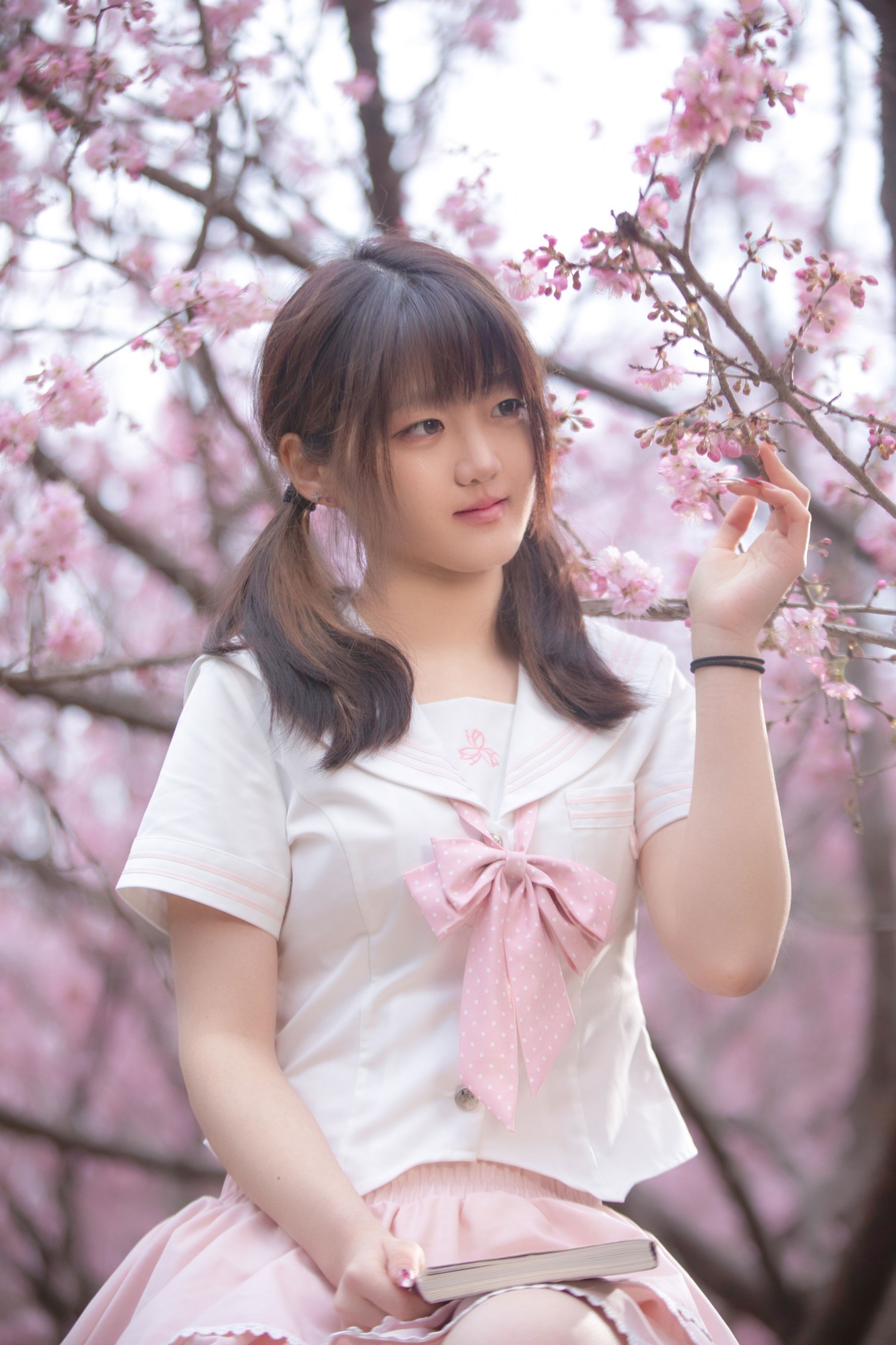 西西 - 《樱花与少女》[10P]