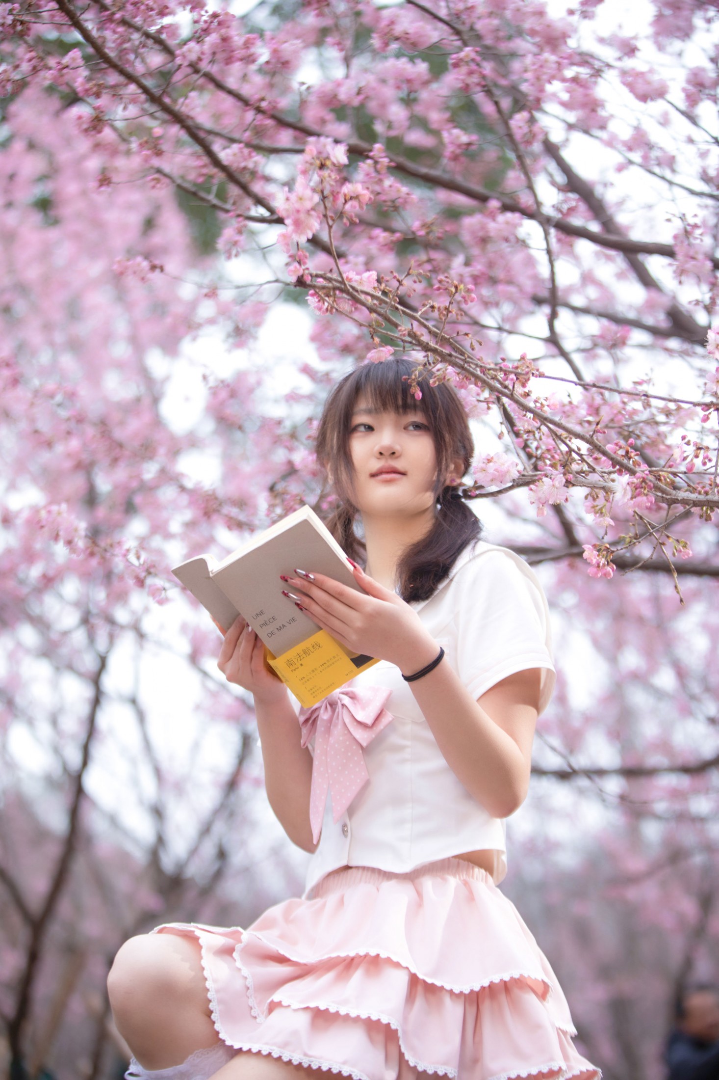 西西 - 《樱花与少女》[10P]