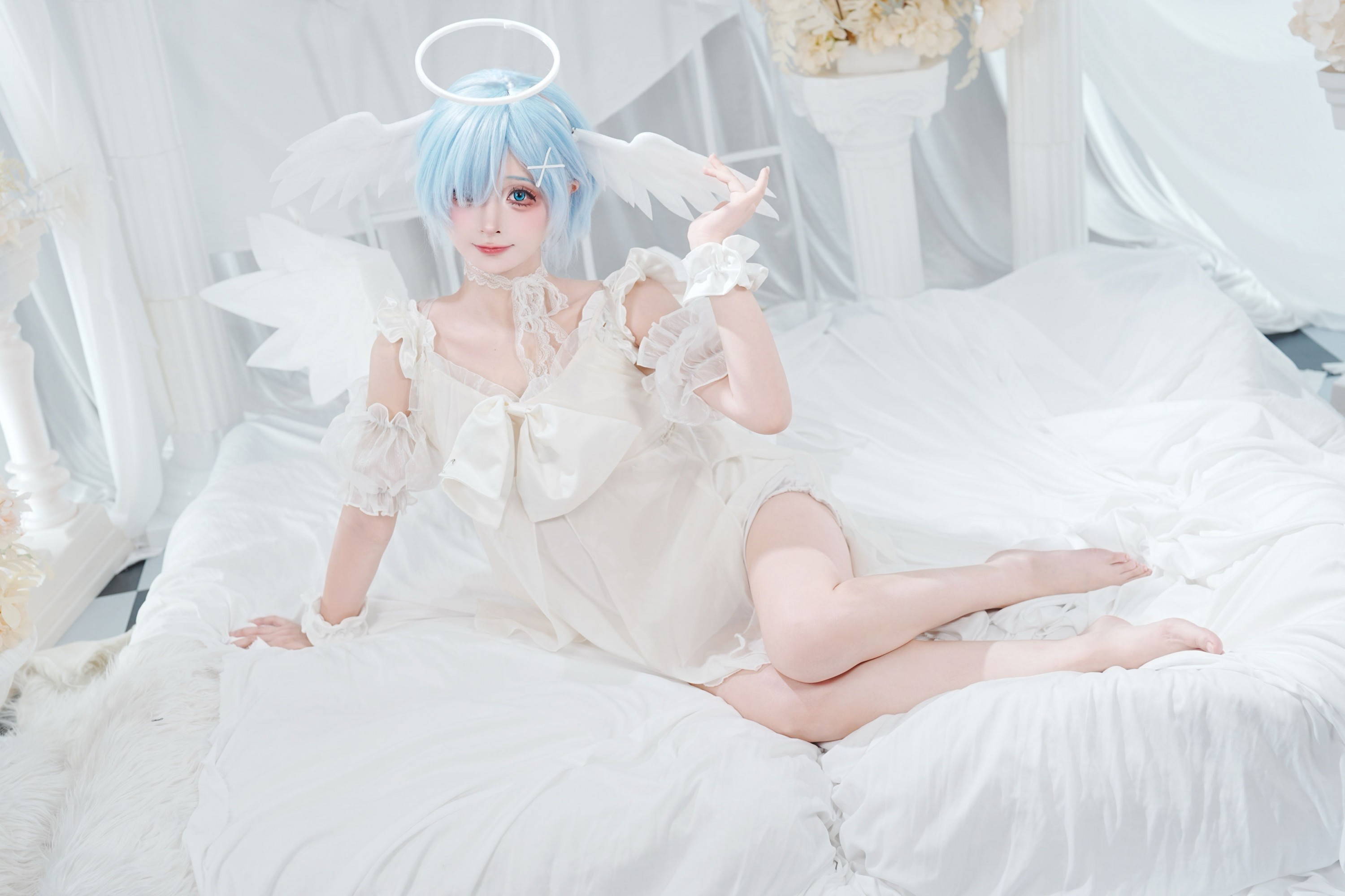 一颗黄豆豆 – 《蕾姆COS天使》[11P]