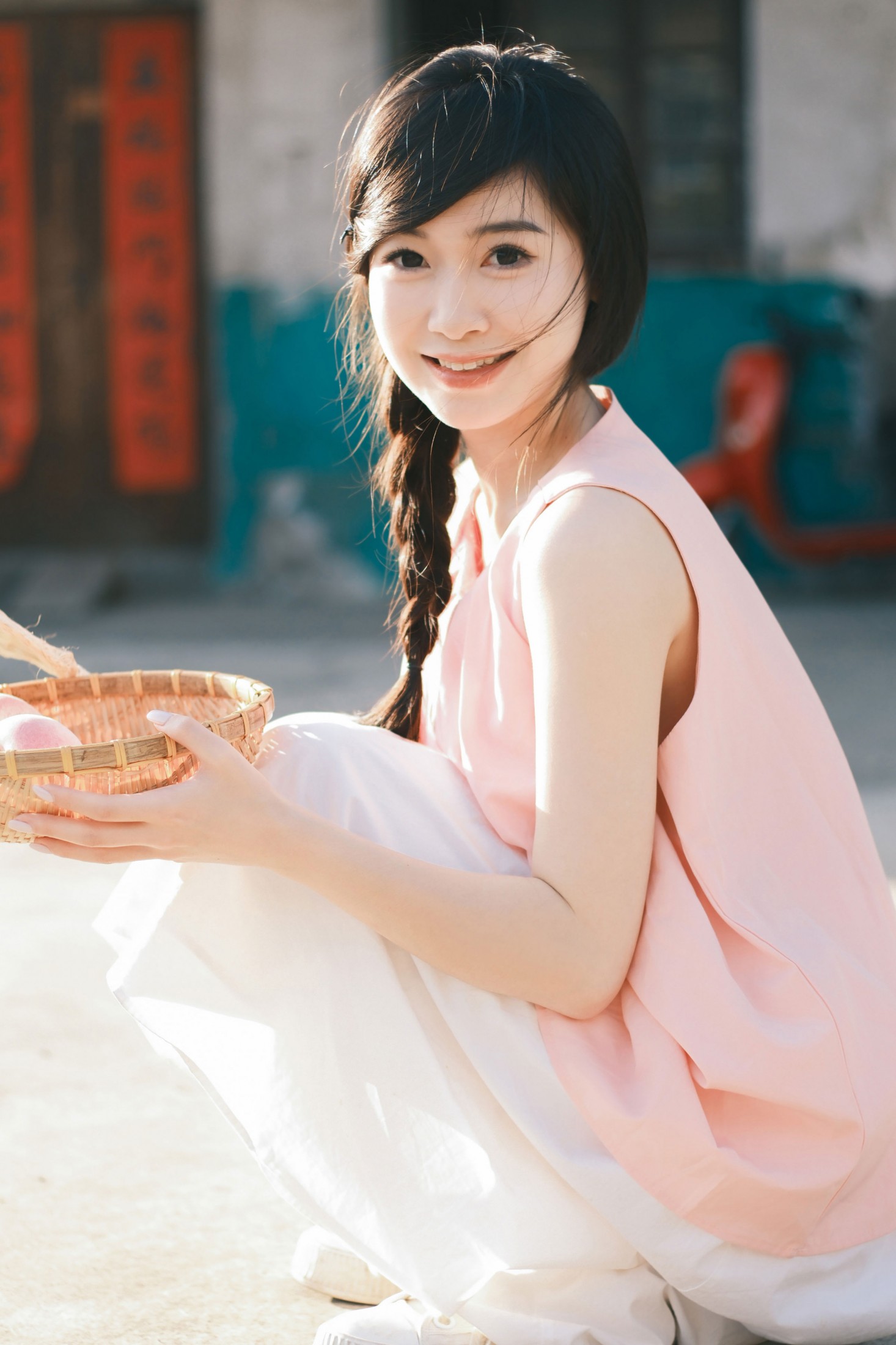 快乐的宝贝 – 《温柔又可爱的粉色夏天》[22P]