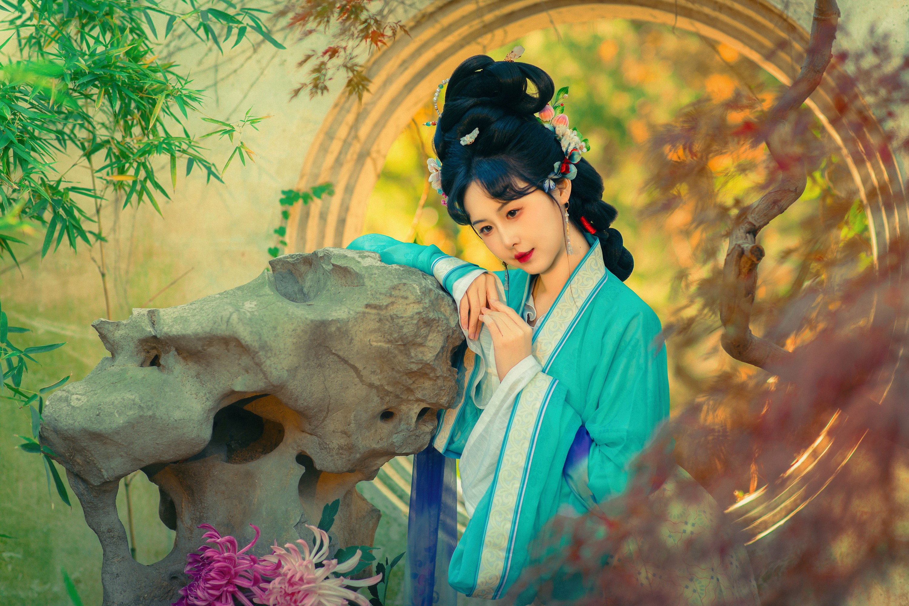 橘芙芙 - 《园林里的宋仕女》[26P]