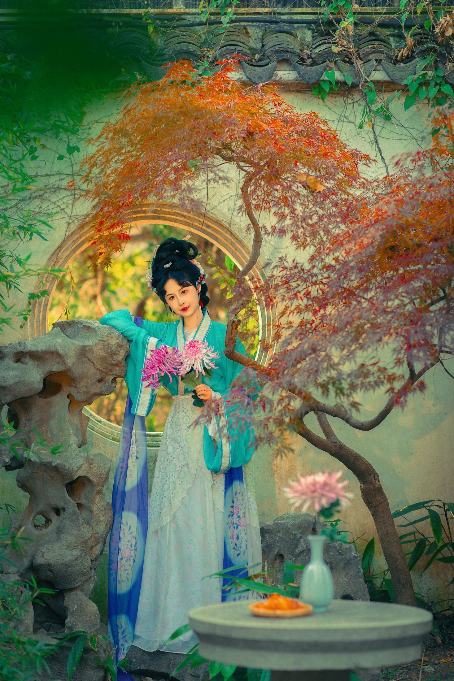 橘芙芙 - 《园林里的宋仕女》[26P]