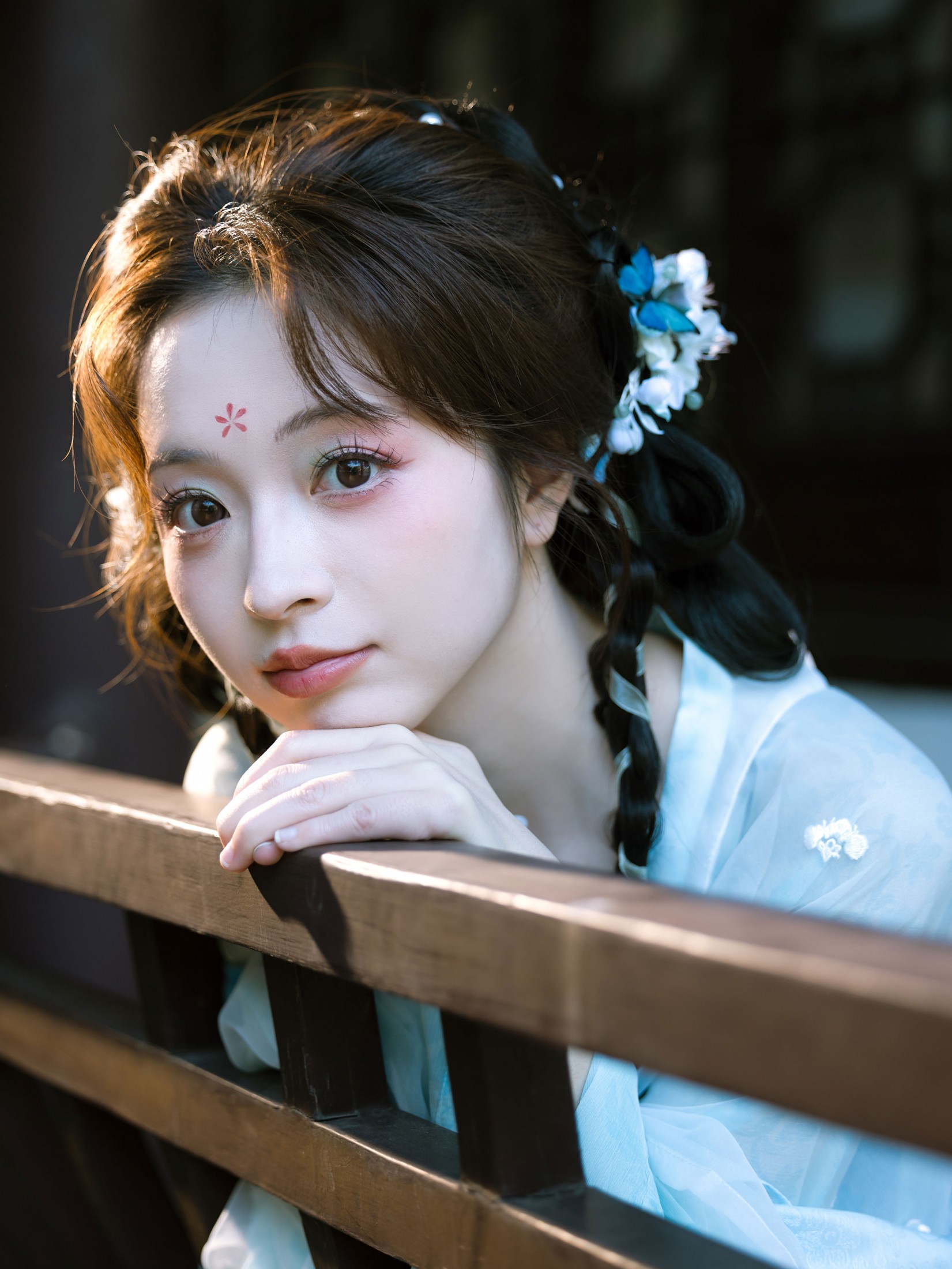 欢欢 - 《清甜少女汉服外景》[12P]