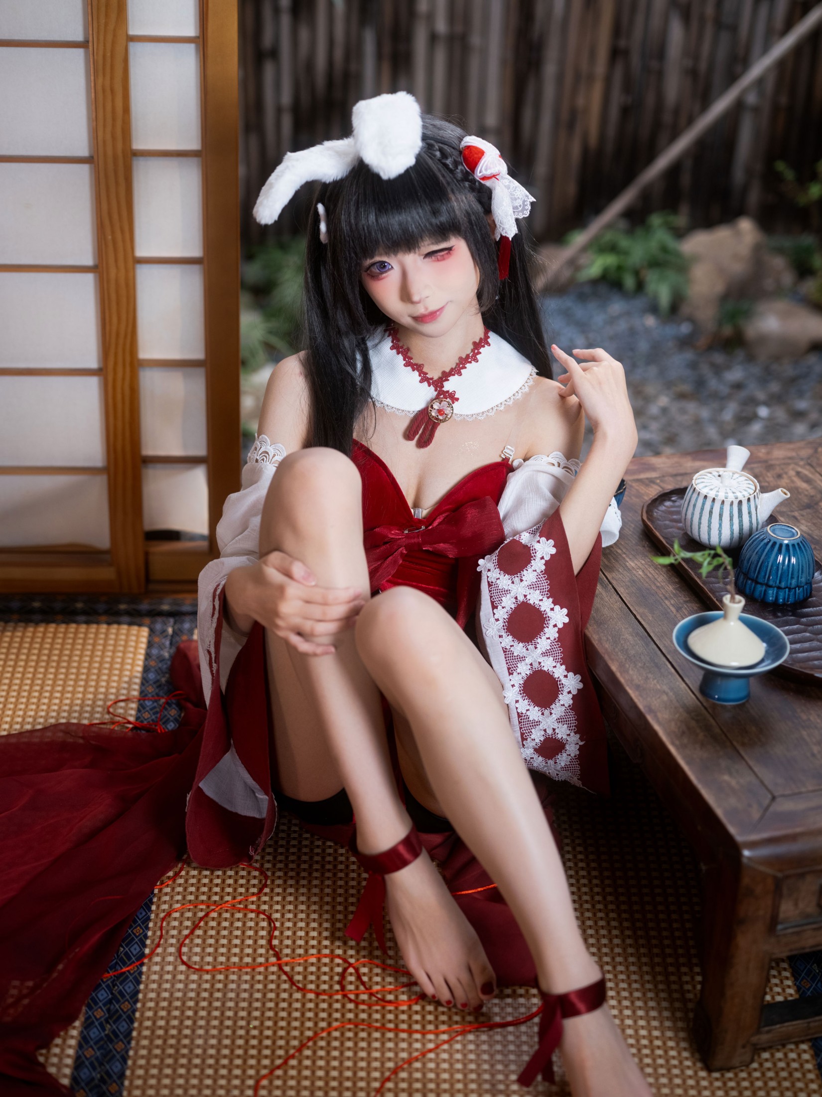 夏夏sama_ - 《碧蓝航线cos  女巫》[33P]