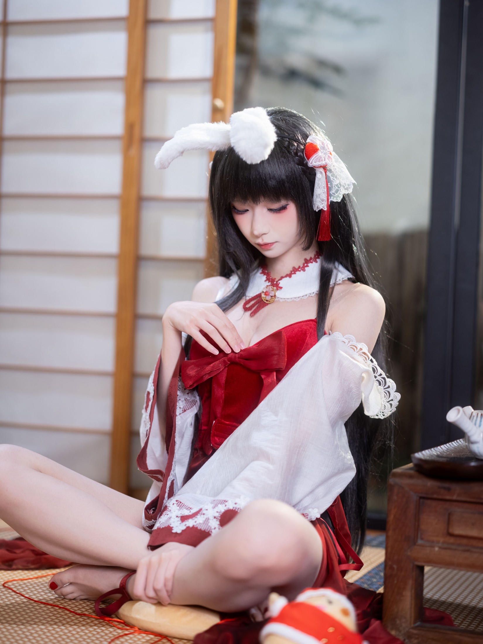 夏夏sama_ - 《碧蓝航线cos  女巫》[33P]