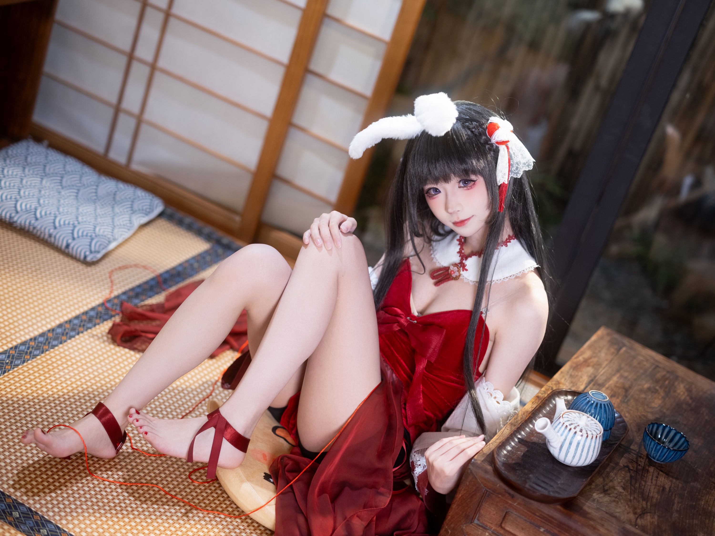 夏夏sama_ - 《碧蓝航线cos  女巫》[33P]