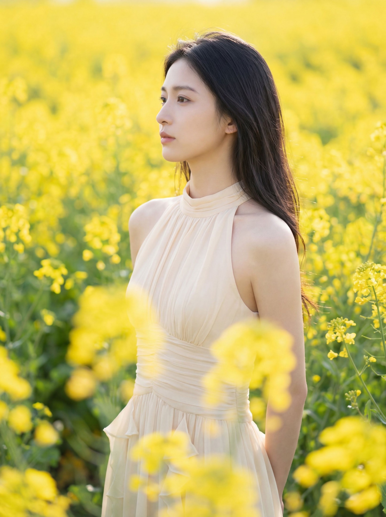 《油菜花中少女》[10P]