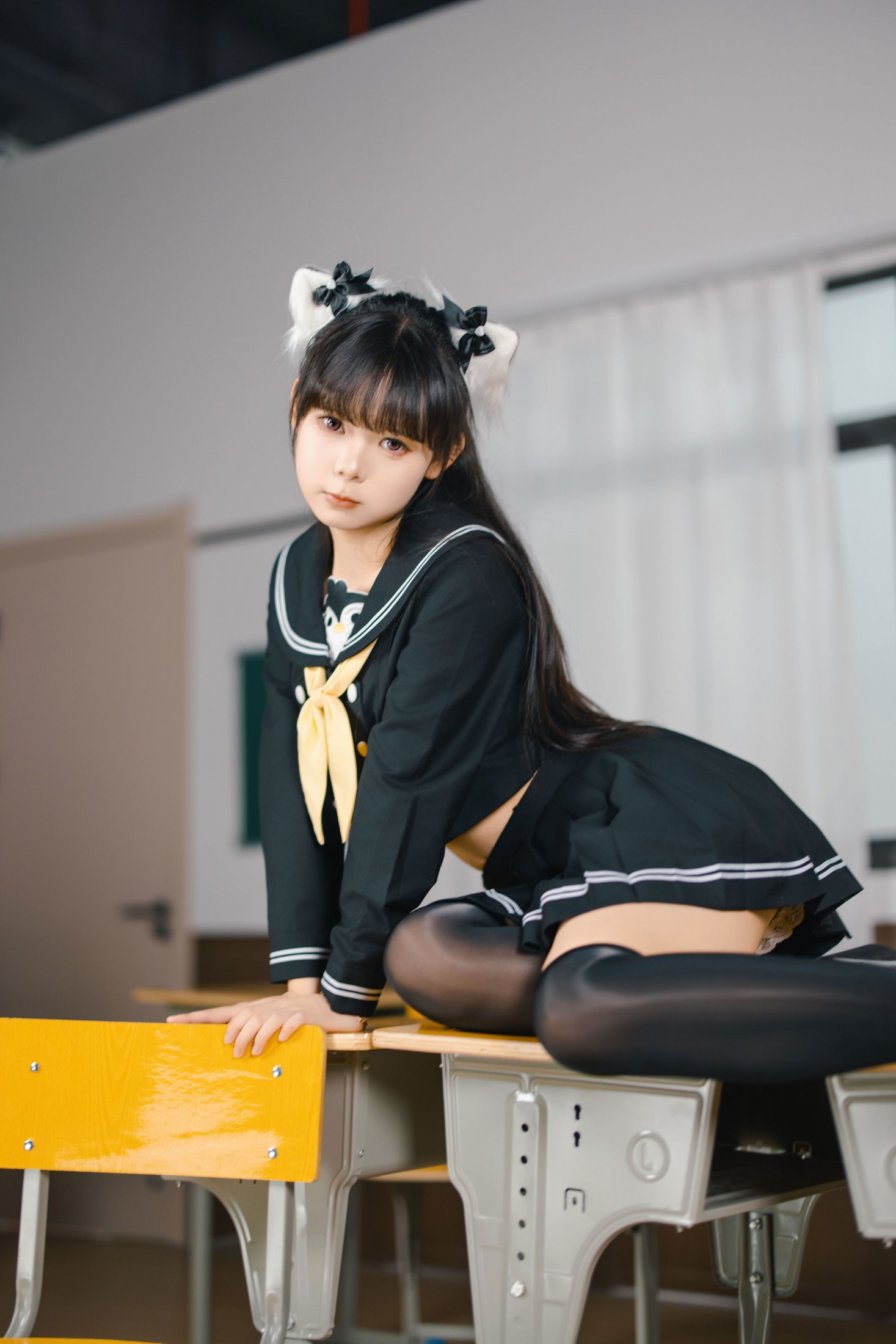 呱呱大帝 - 《黑的JK》[21P]