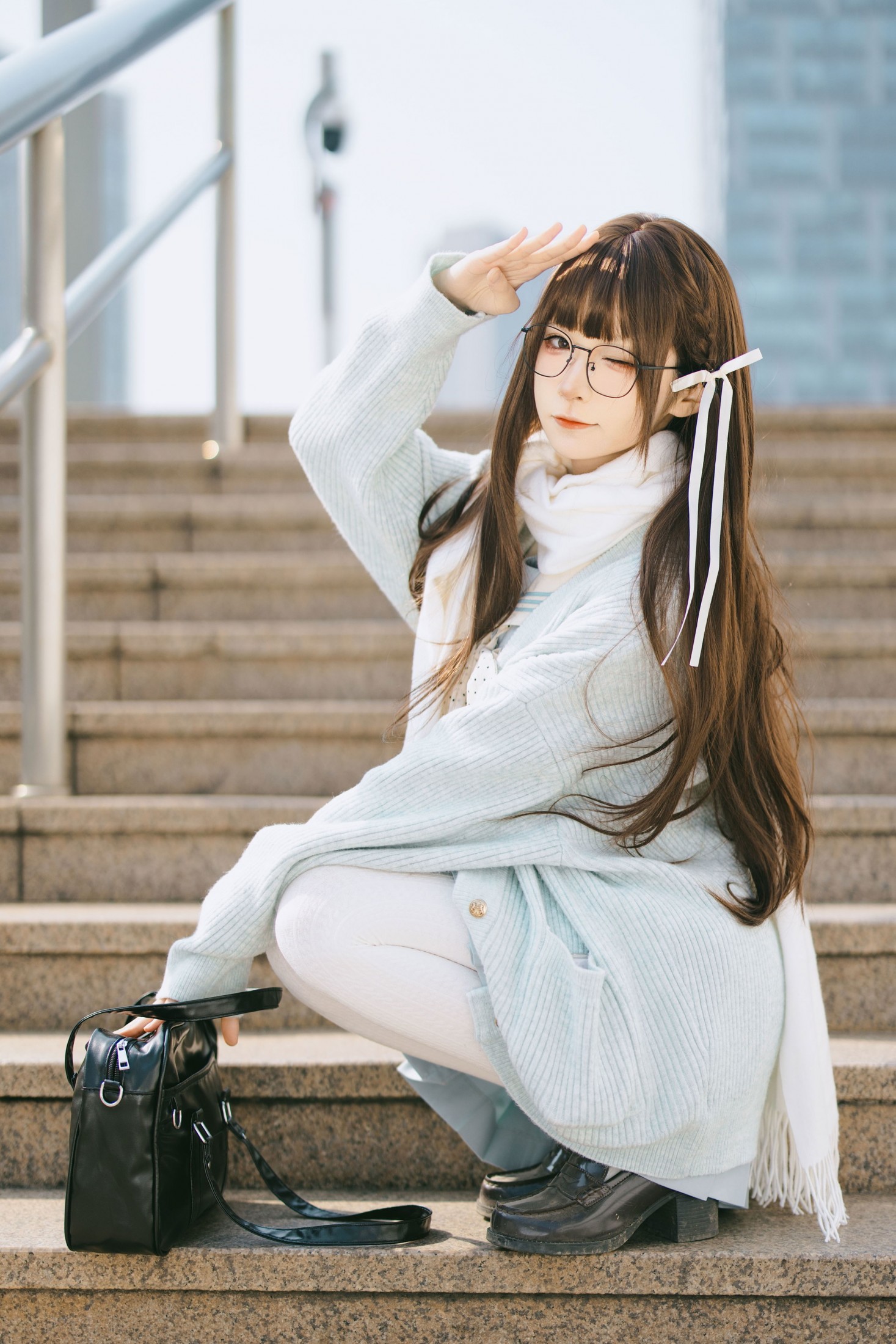 夏时_Cilo - 《冬日JK》[22P]