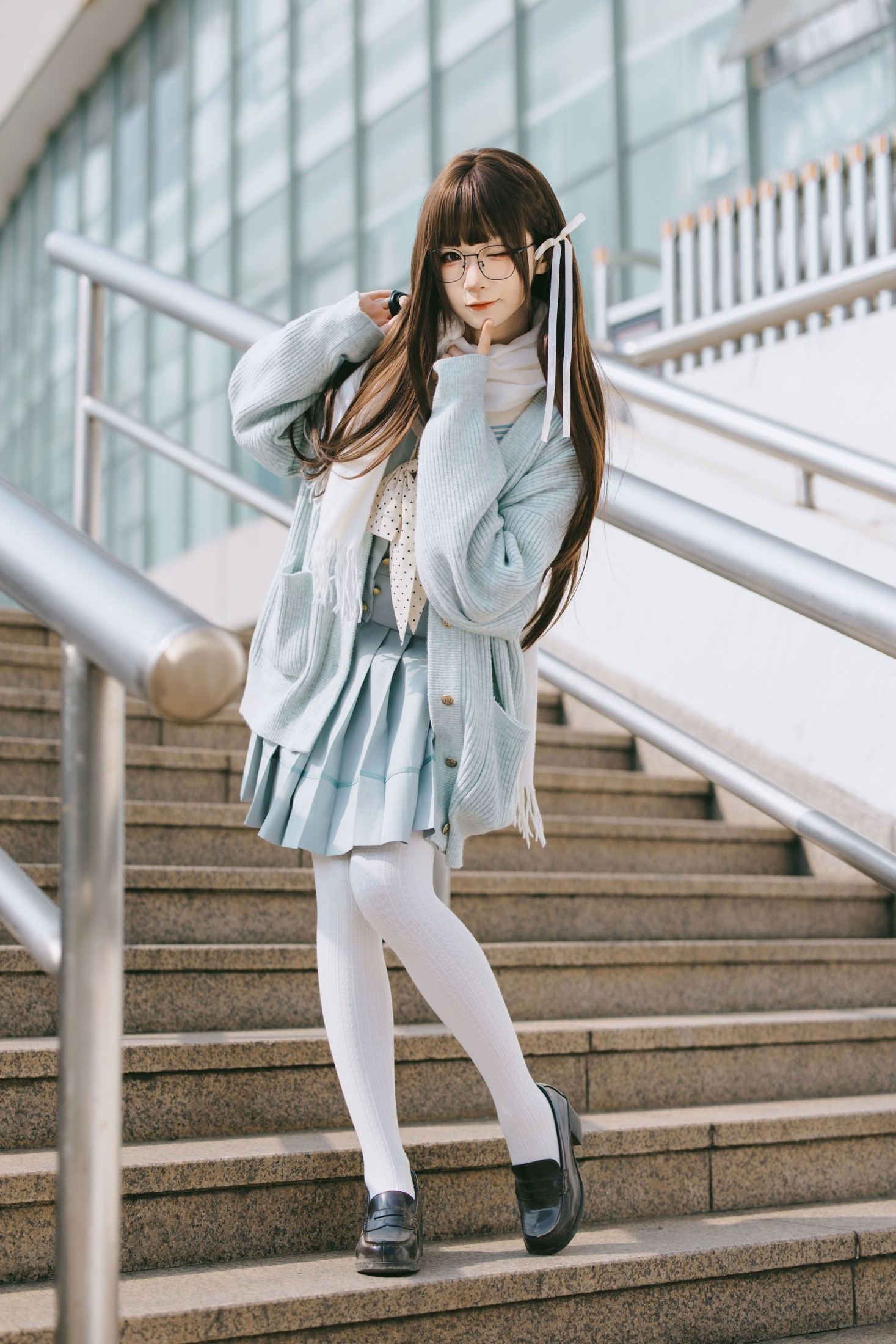 夏时_Cilo – 《冬日JK》[22P]