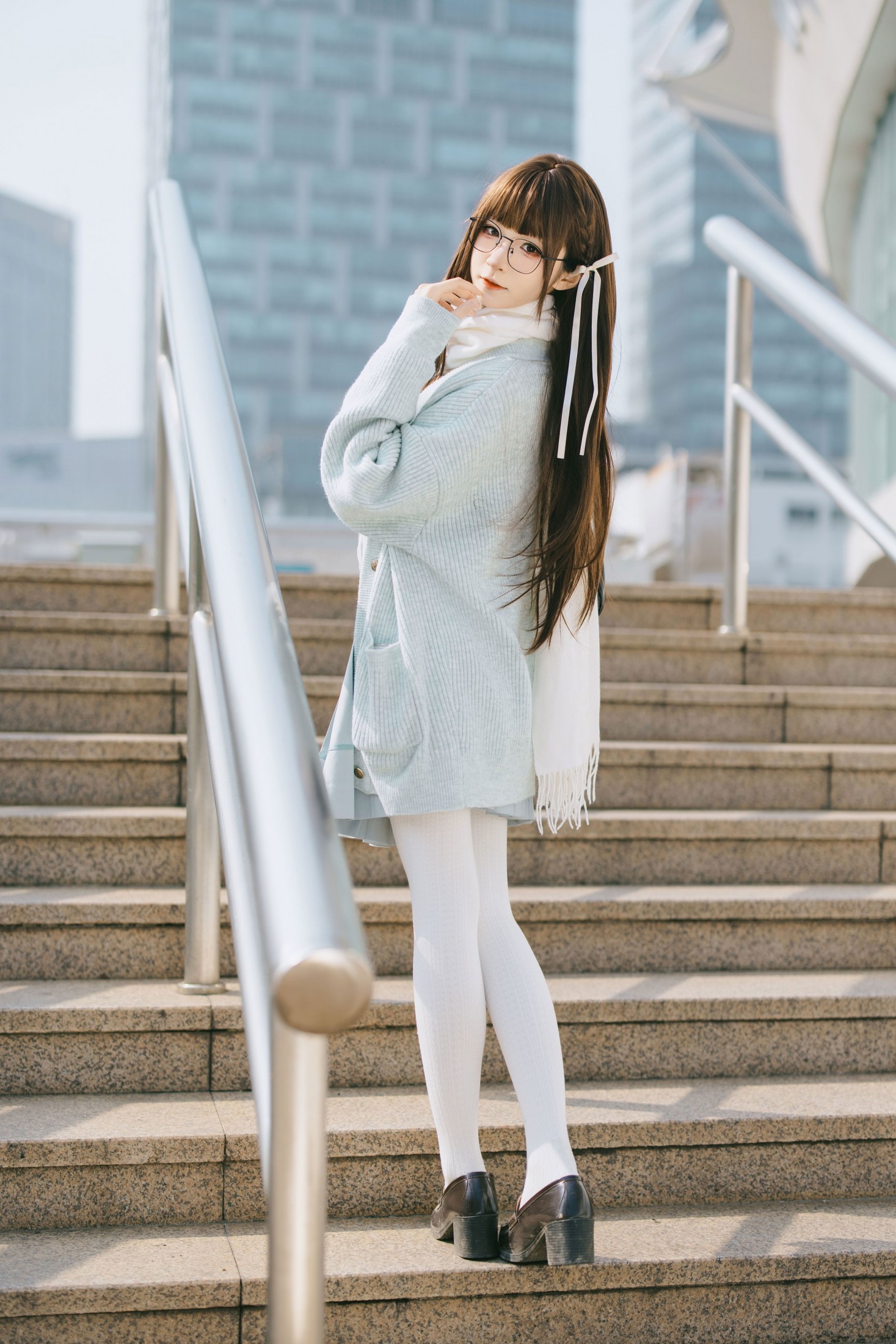 夏时_Cilo - 《冬日JK》[22P]