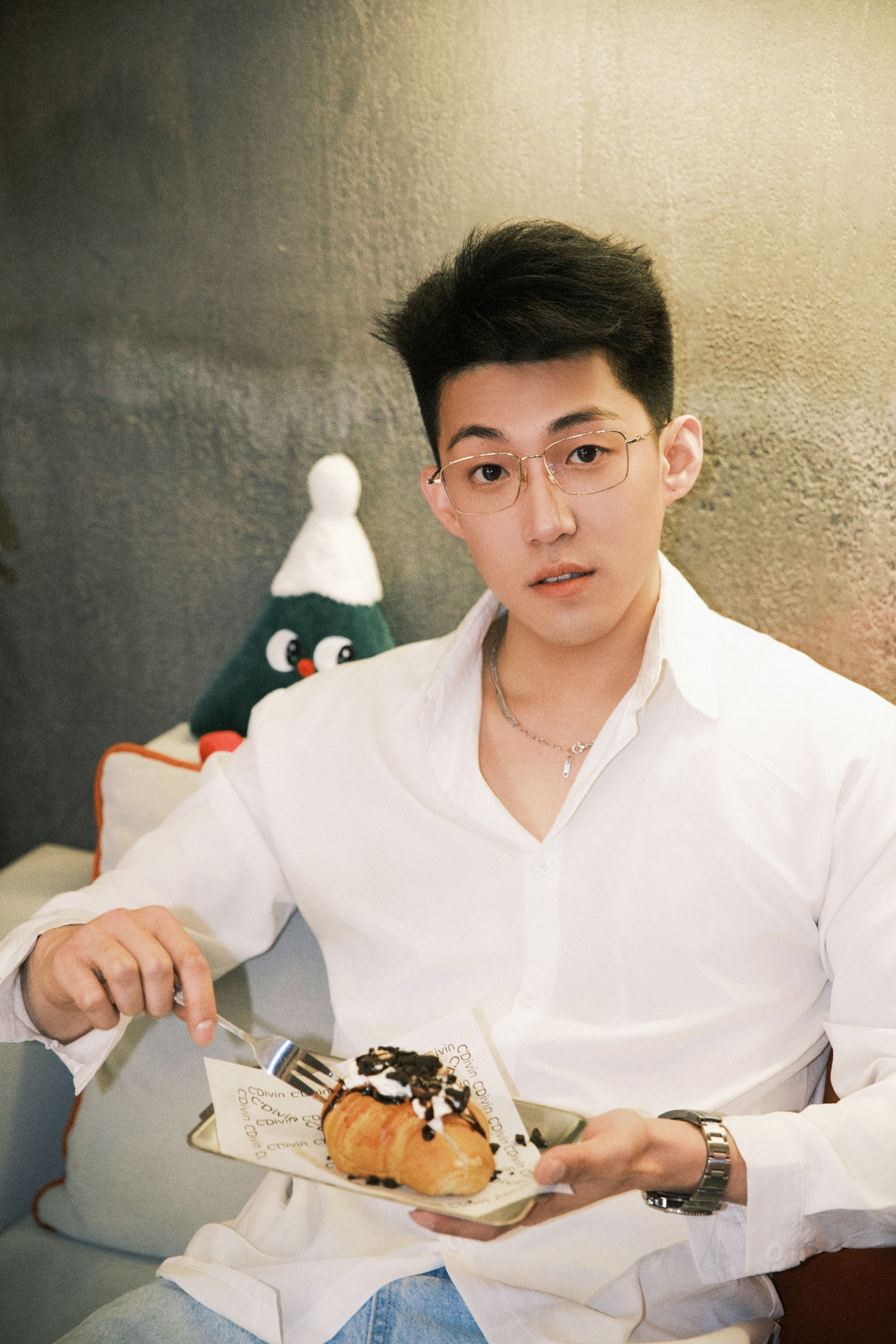 龙筱 - 《咖啡馆午后》[25P]