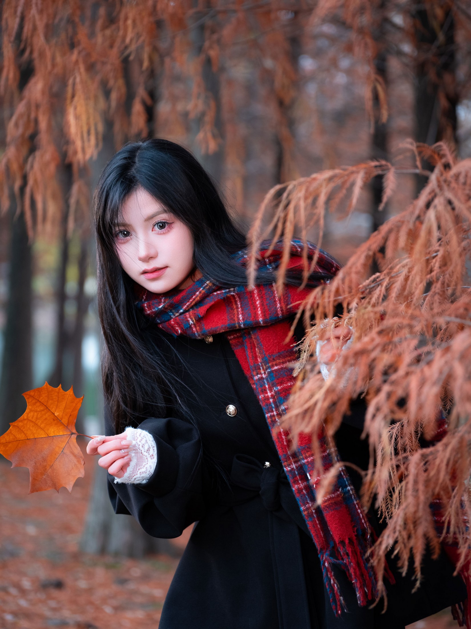 西西驾到（模特版） - 《红枫人像》[14P]