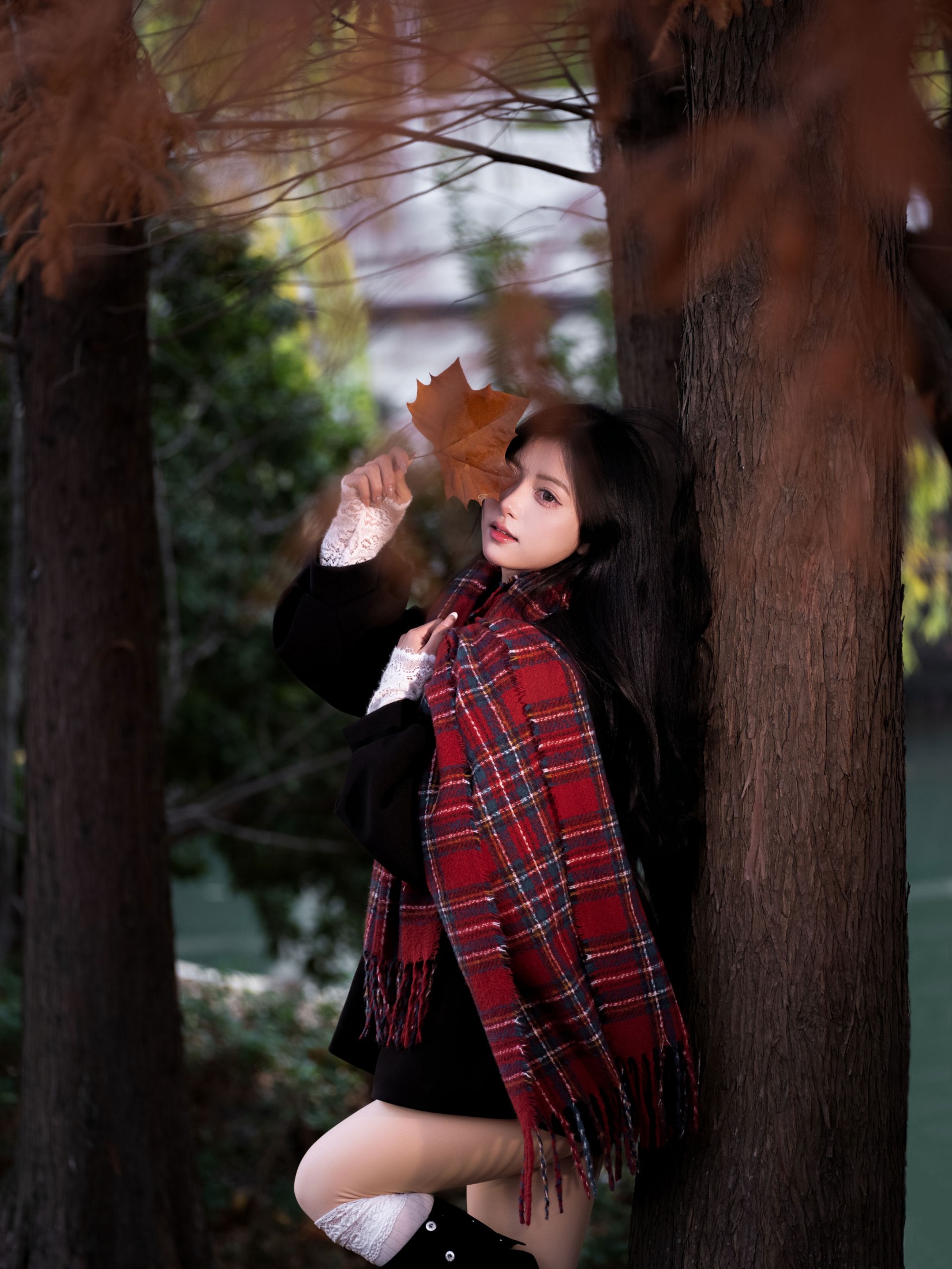 西西驾到（模特版） - 《红枫人像》[14P]