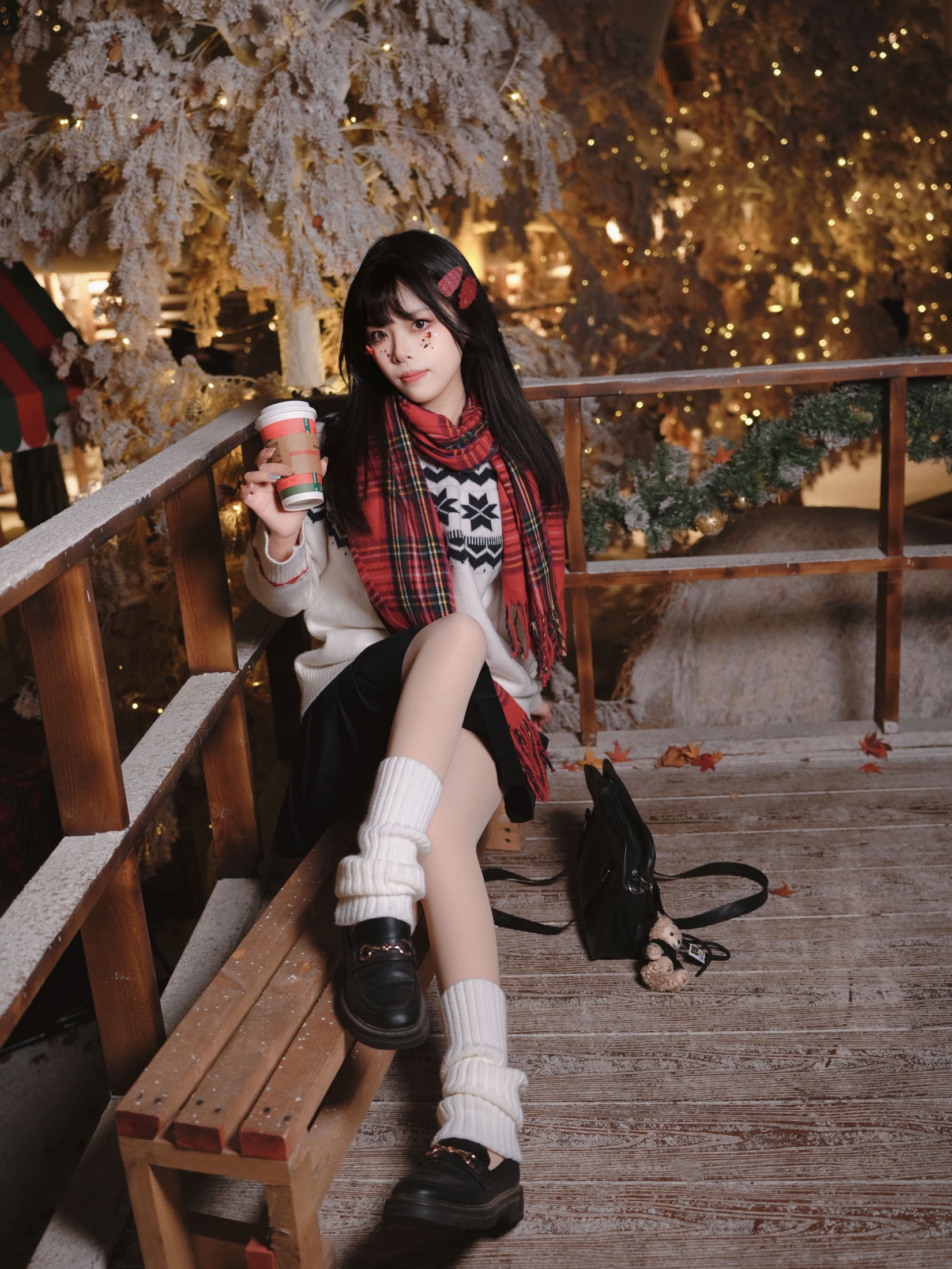 西柚子 - 《圣诞jk》[27P]