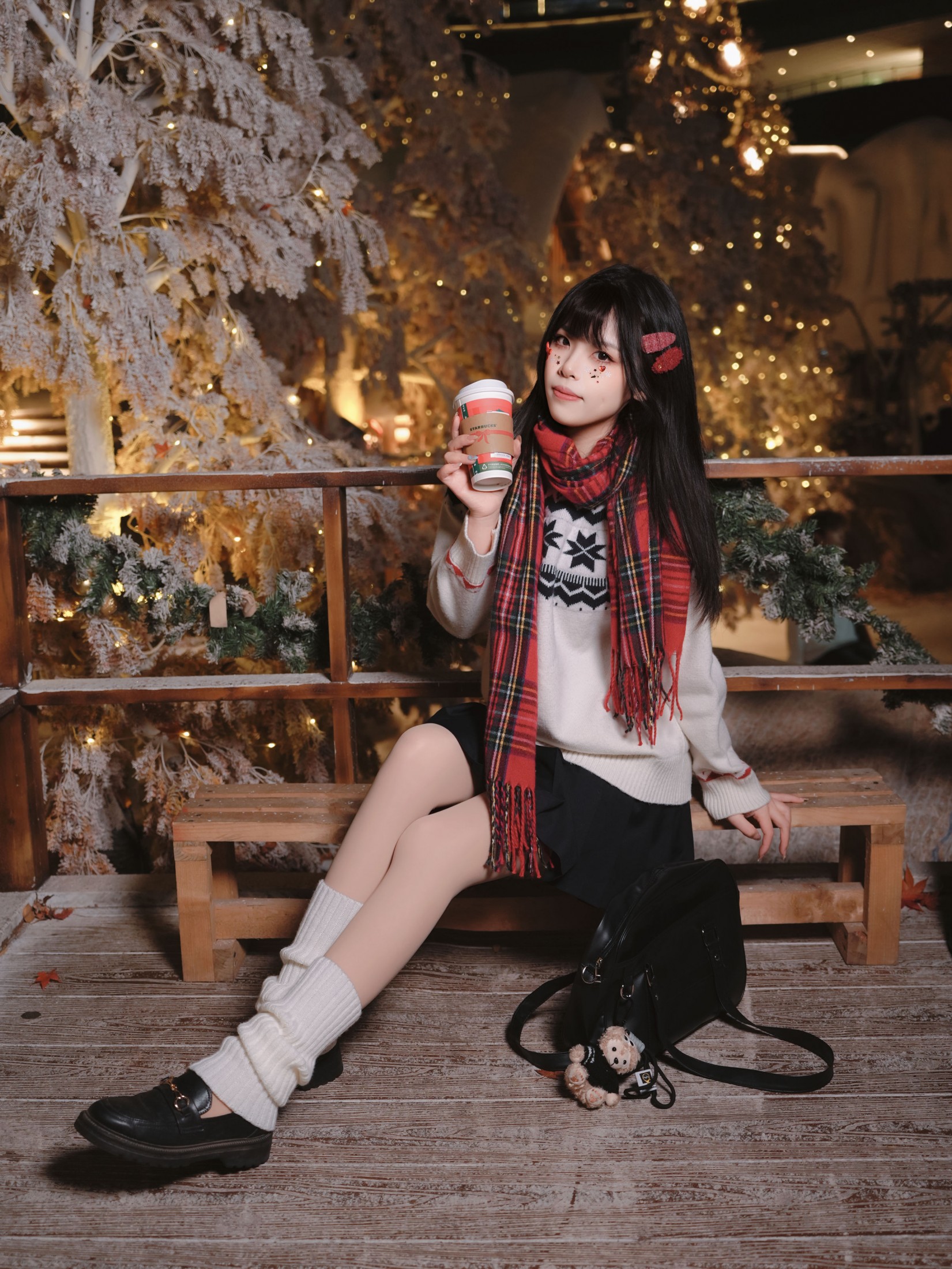 西柚子 - 《圣诞jk》[27P]