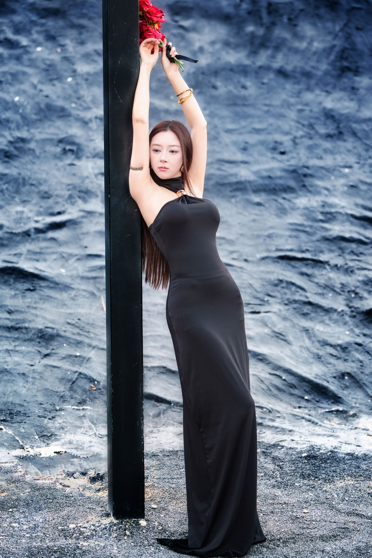 邓邓（摆烂版） - 《黑裙美女》[9P]