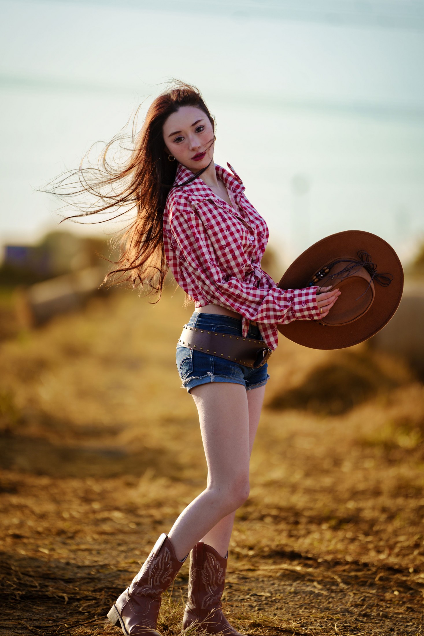 邓邓（摆烂版） - 《草垛子牛仔妹子》[15P]