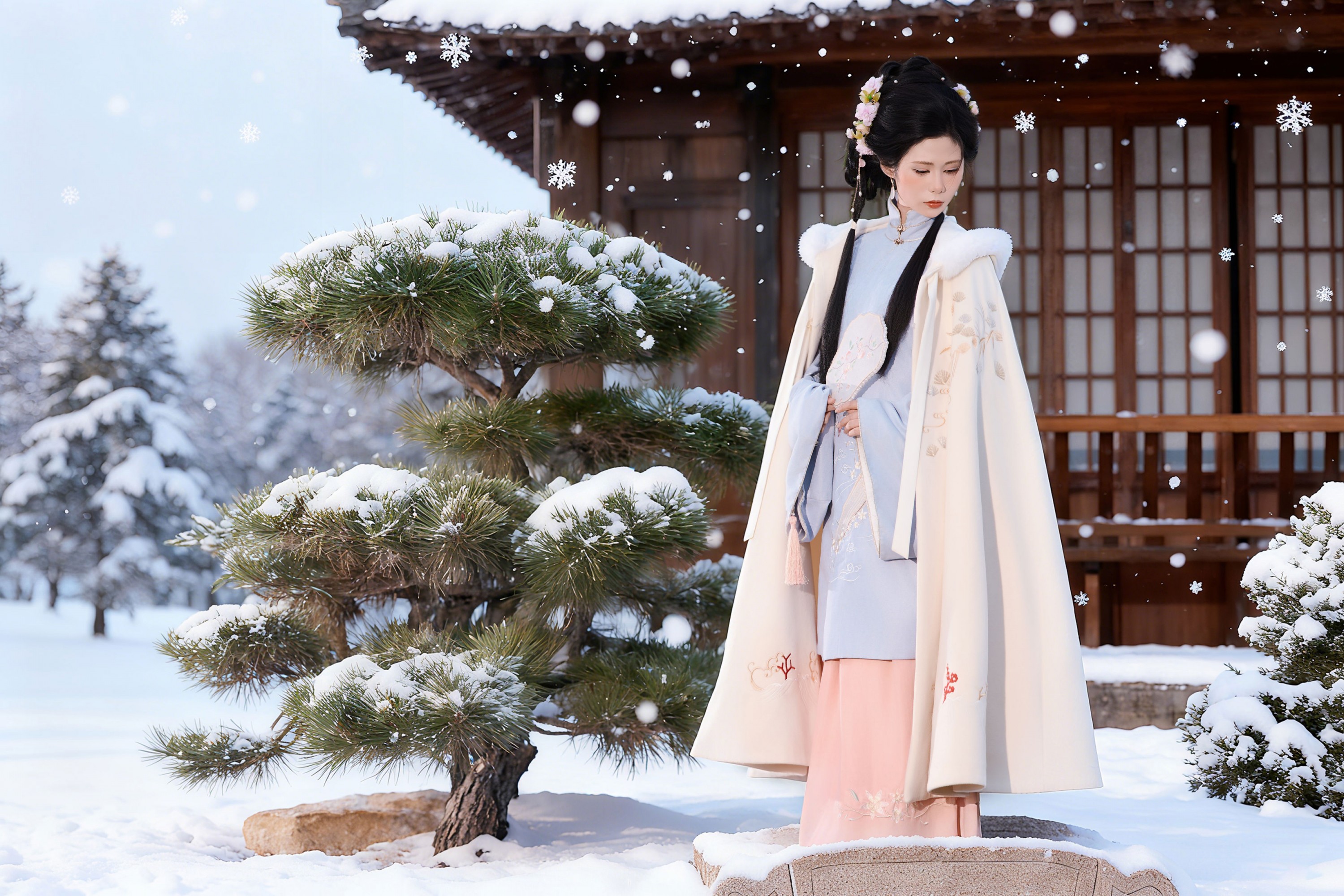 是倩雯啊 - 《冬日赴雪，赴一场旧梦》[16P]