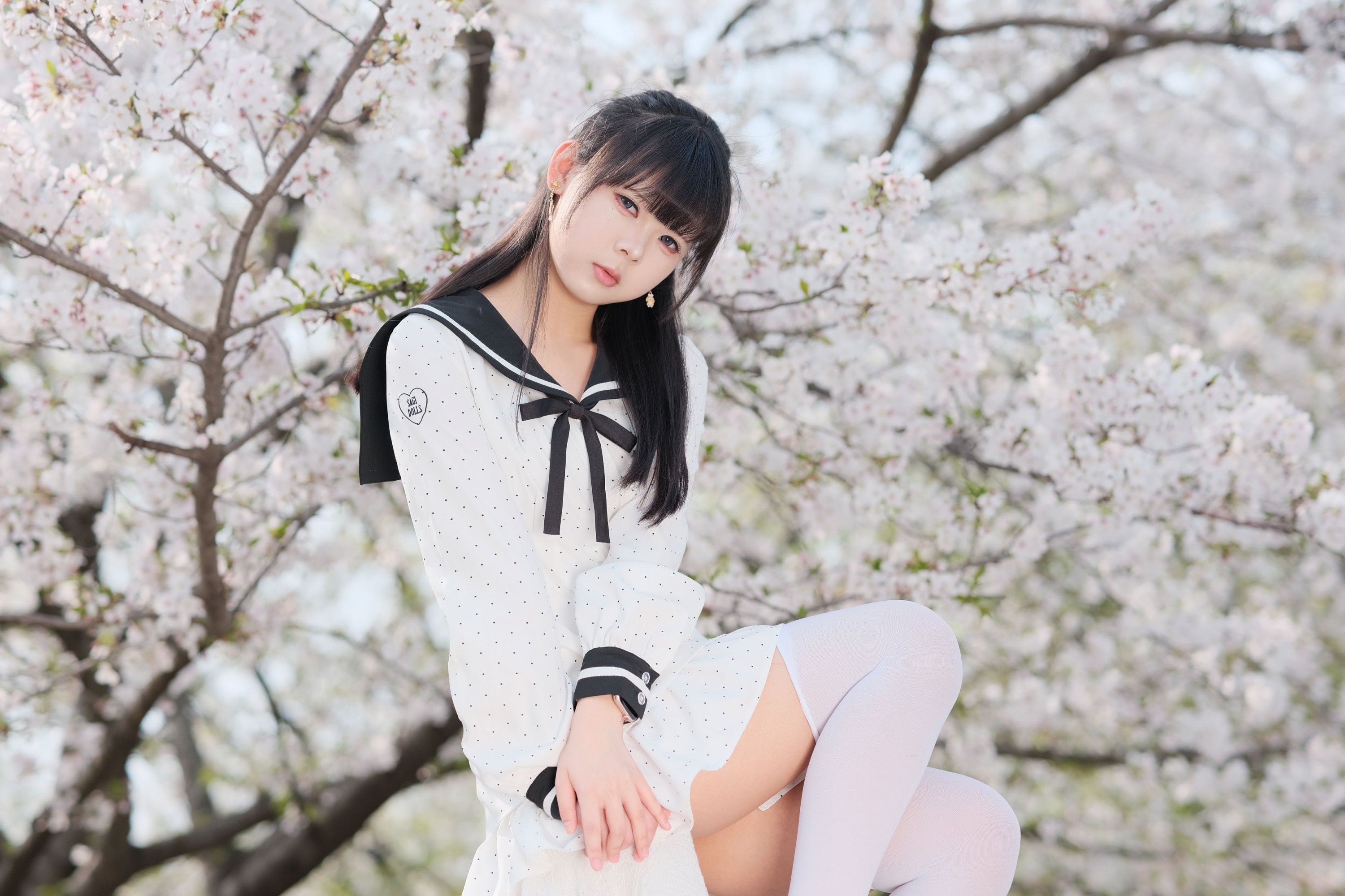 呱呱大帝 - 《樱花人像》[55P]