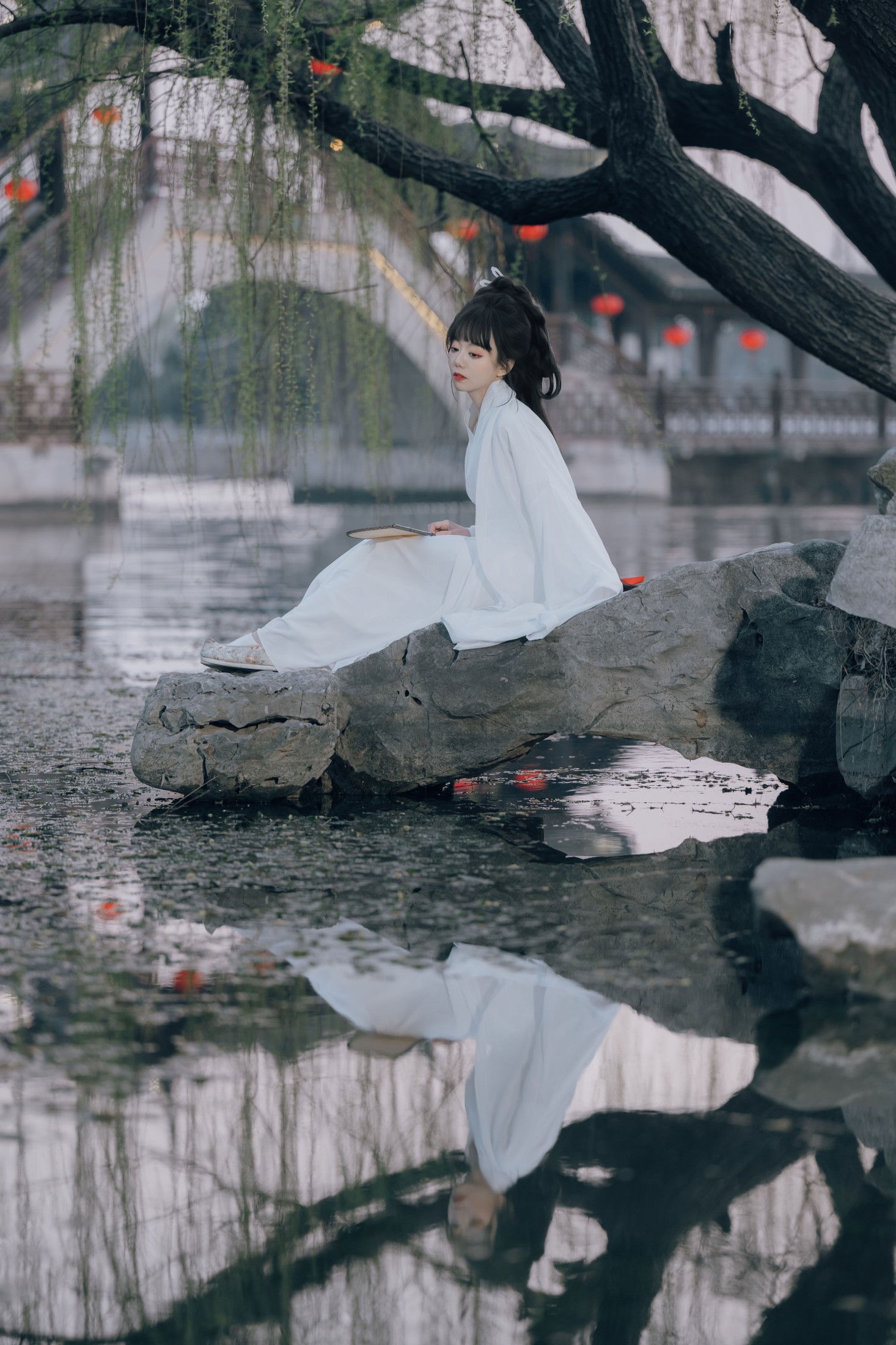 佳佳 - 《江南春信，白衣归》[34P]