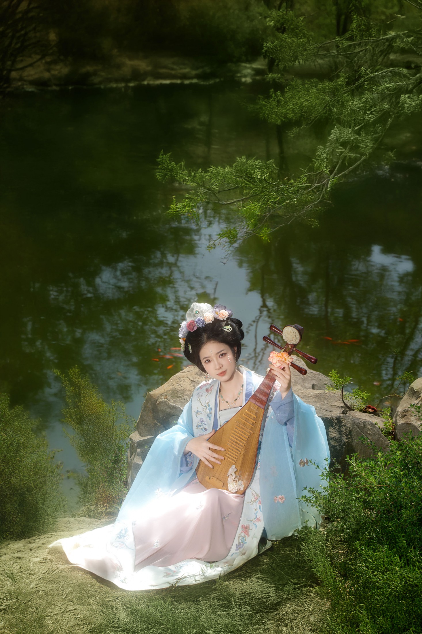 涛涛 - 《临水仙踪，一袭蓝韵》[36P]